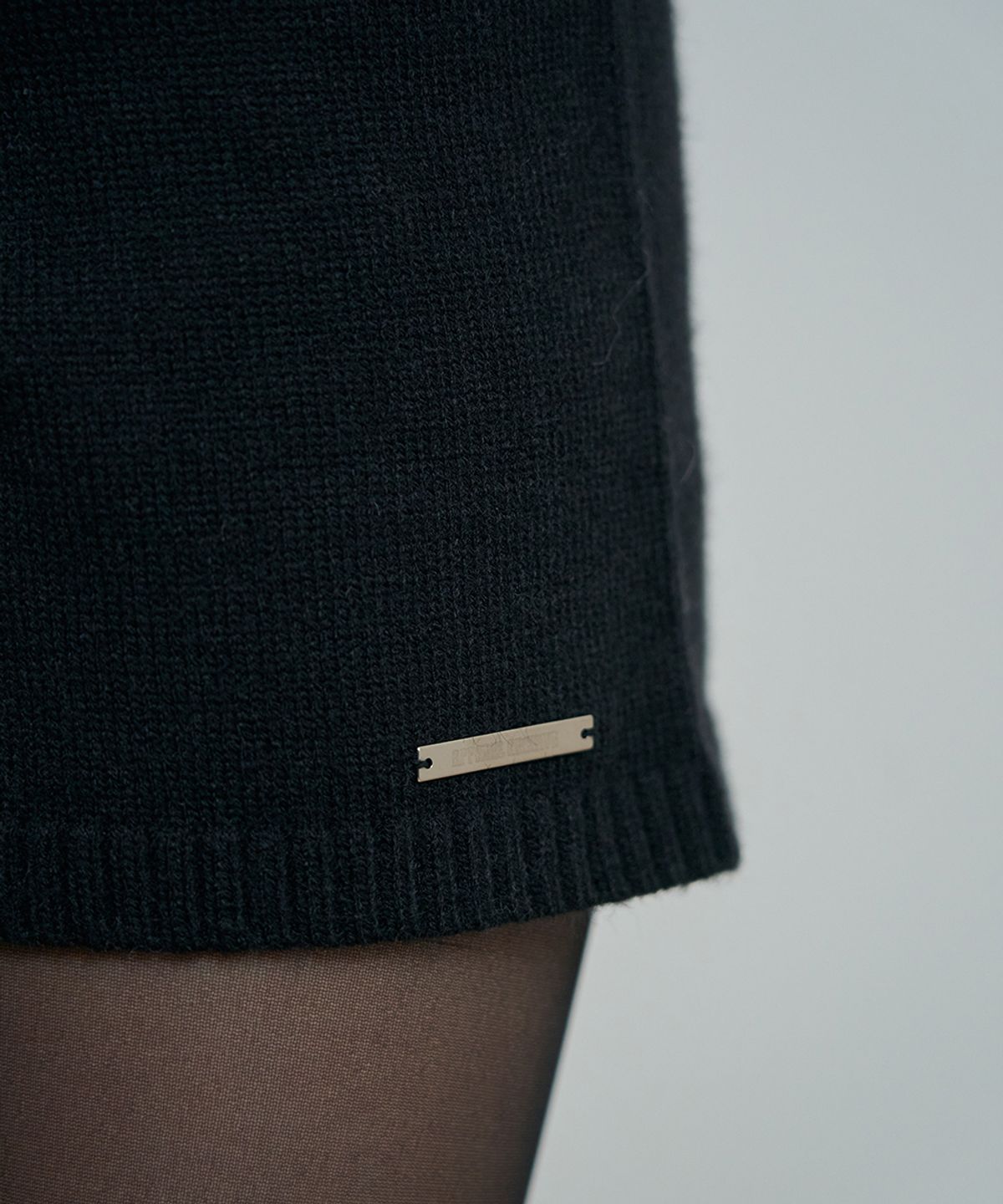 어패럴아카이브(APPAREL ARCHIVE) Elo wool knit shorts - Black