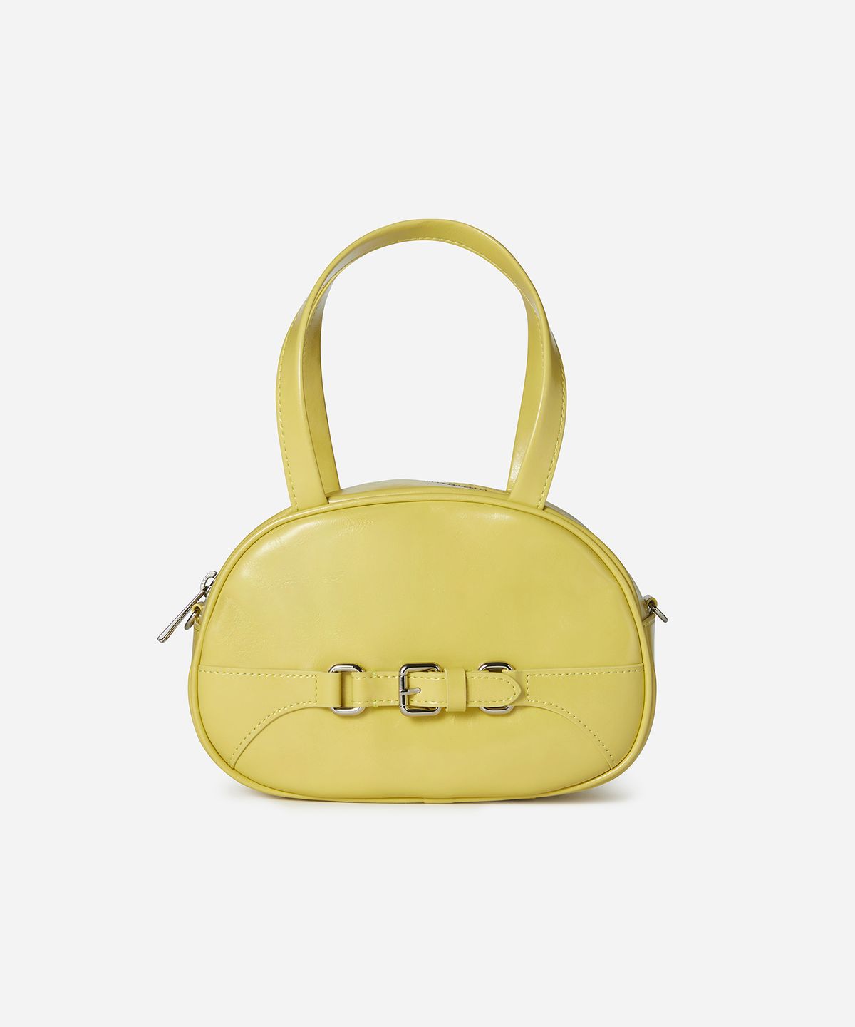 투포식스(TWOFOURSIX) BELTED BOWLING BAG - AVOCADO 벨티드 볼링백 토트백