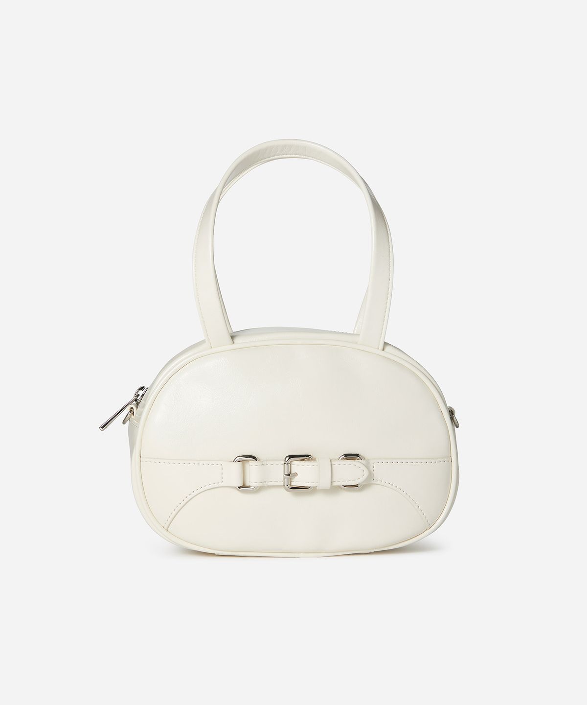 투포식스(TWOFOURSIX) BELTED BOWLING BAG - CREAM 벨티드 볼링백 토트백