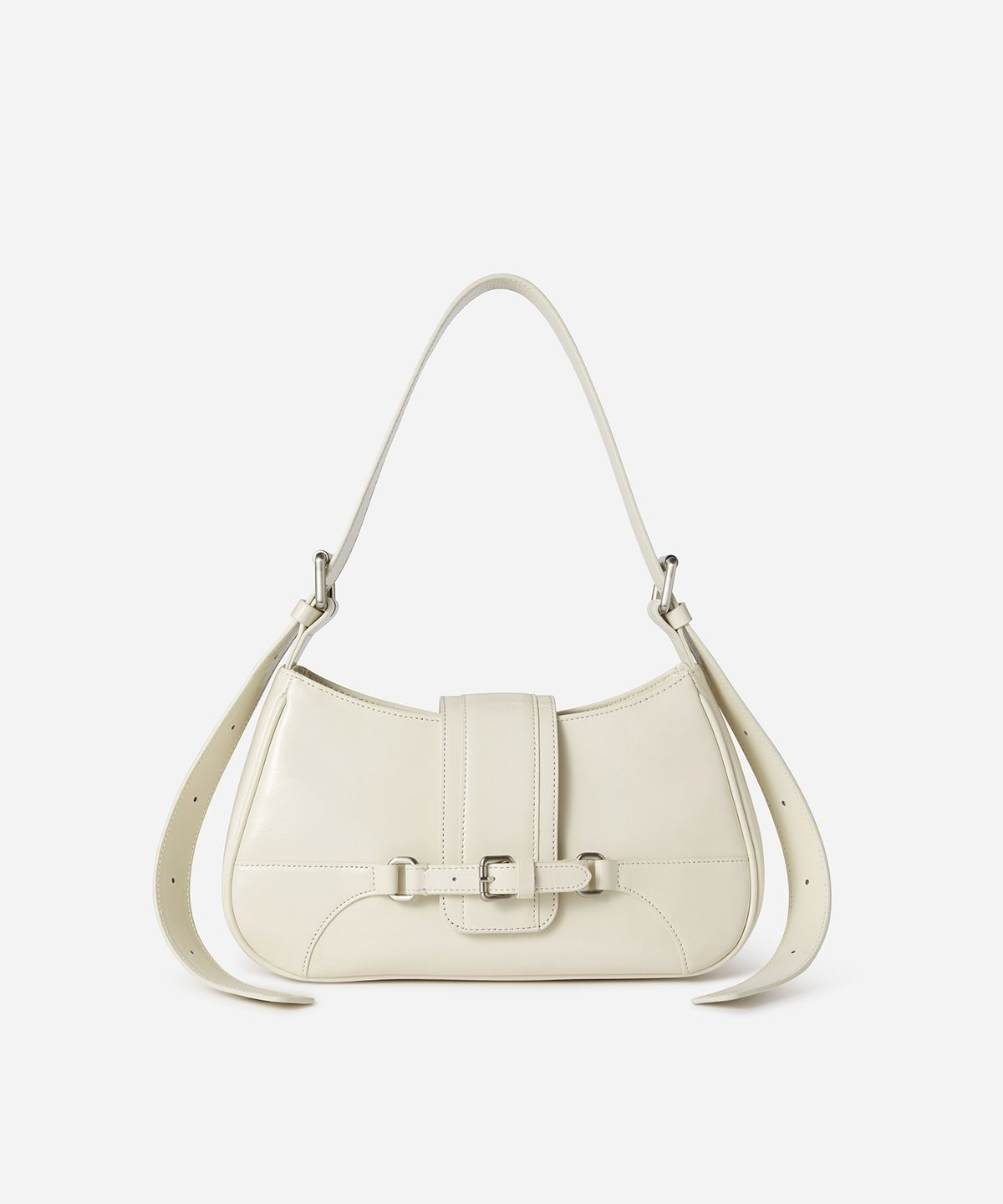 투포식스(TWOFOURSIX) BELTED HOBO BAG - CREAM 벨티드 호보백 숄더백
