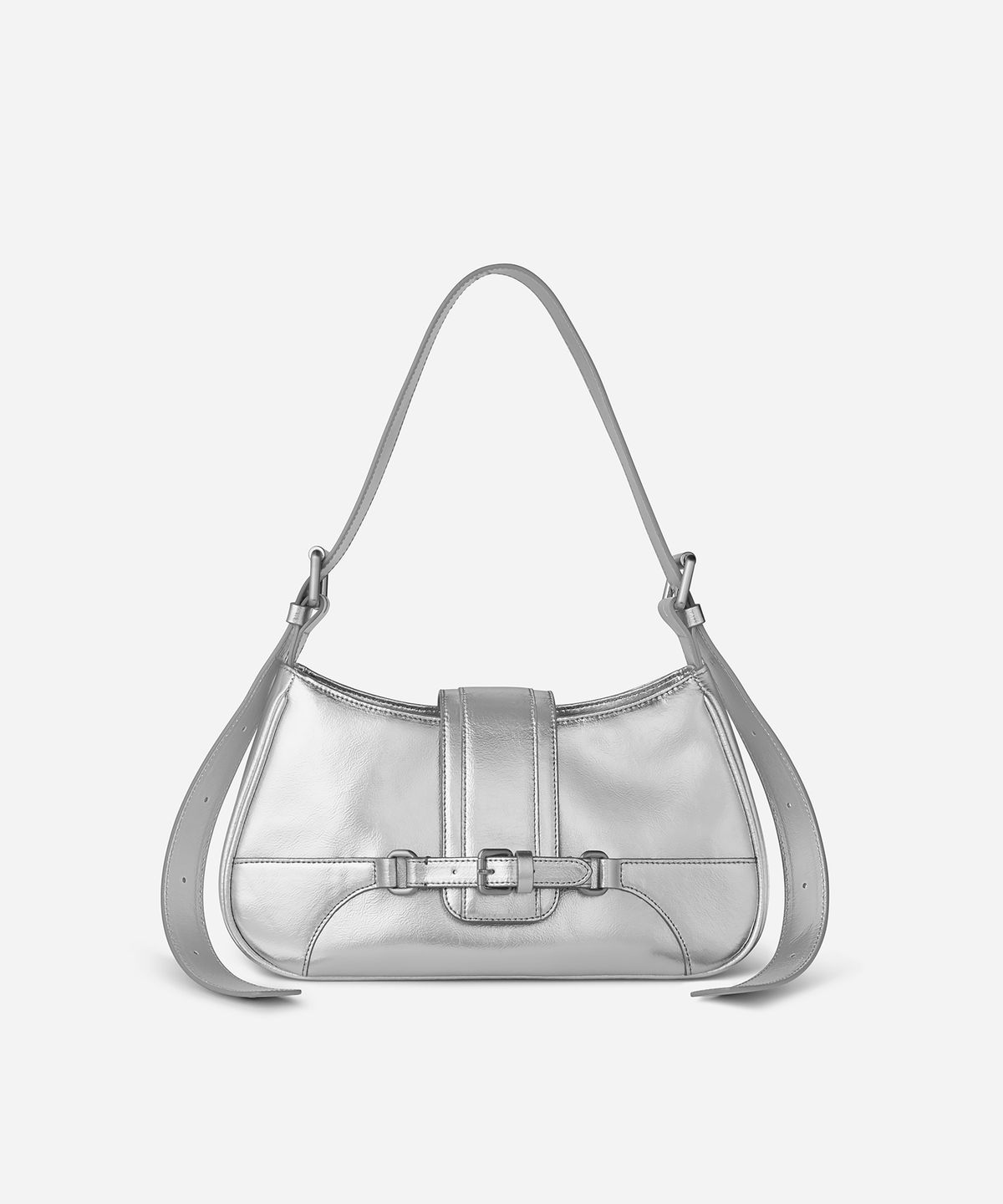 투포식스(TWOFOURSIX) BELTED HOBO BAG - SILVER 벨티드 호보백 숄더백