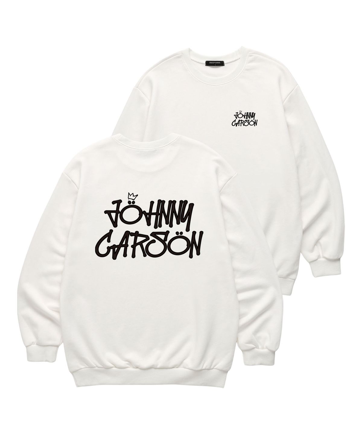 자니카슨(JOHNNY CARSON) Urban Crown 맨투맨 (JCLTS014) 화이트