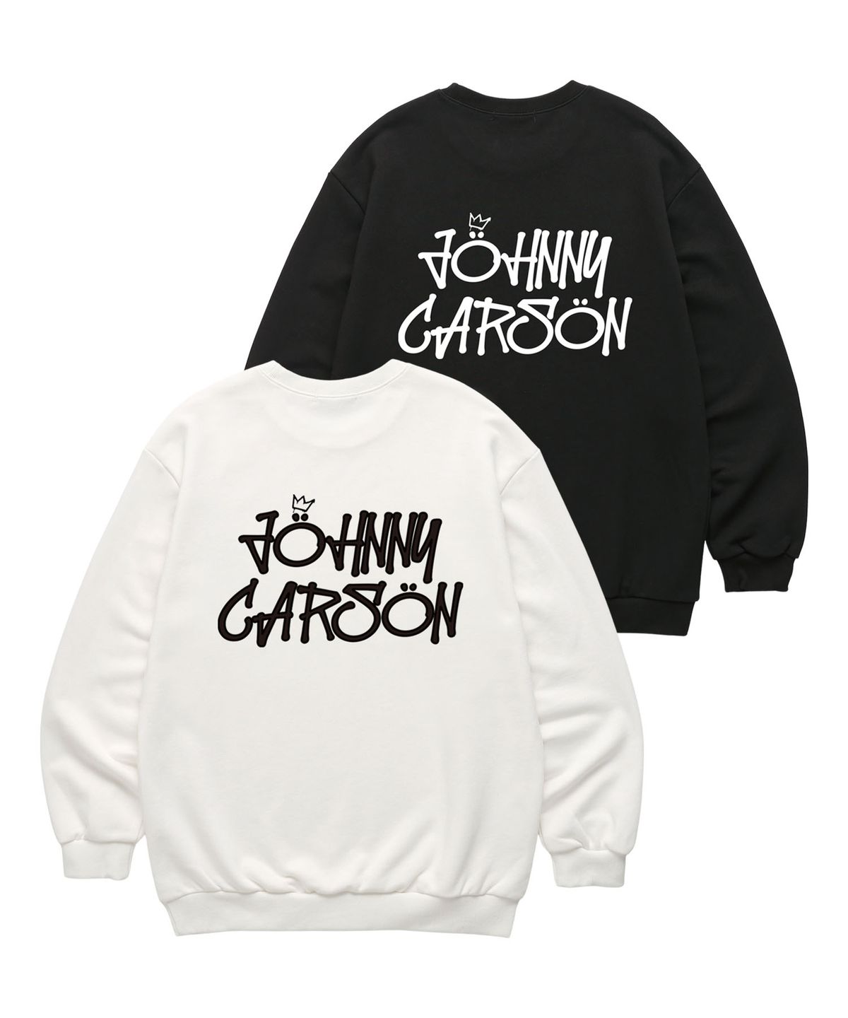 자니카슨(JOHNNY CARSON) Urban Crown 맨투맨 (JCLTS014) 화이트