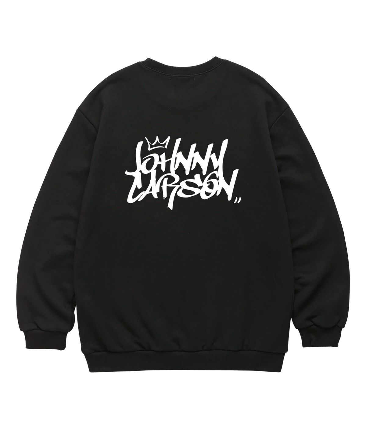 자니카슨(JOHNNY CARSON) Classic Graffiti Logo 맨투맨 (JCLTS016) 블랙