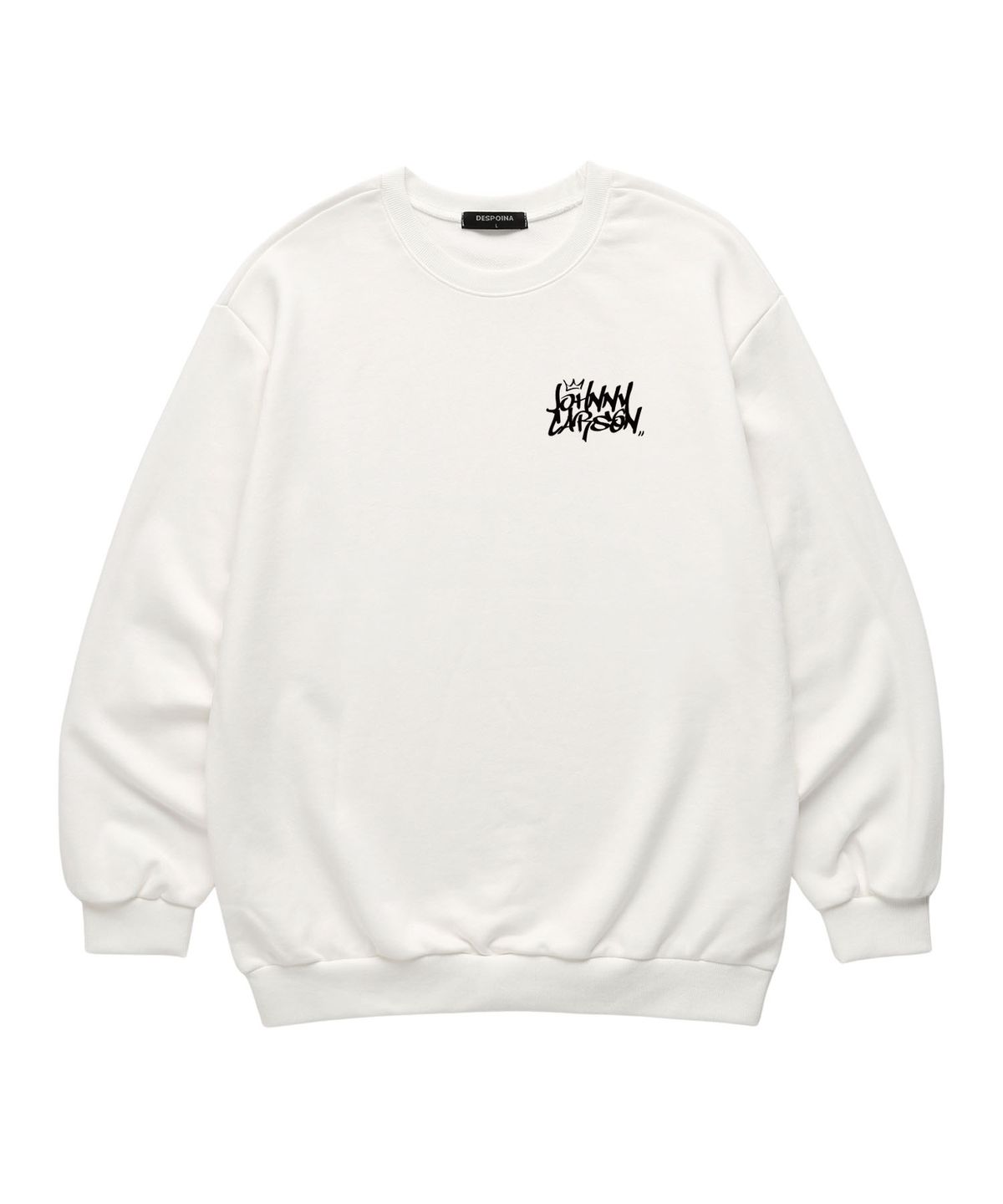 자니카슨(JOHNNY CARSON) Classic Graffiti Logo 맨투맨 (JCLTS016) 화이트