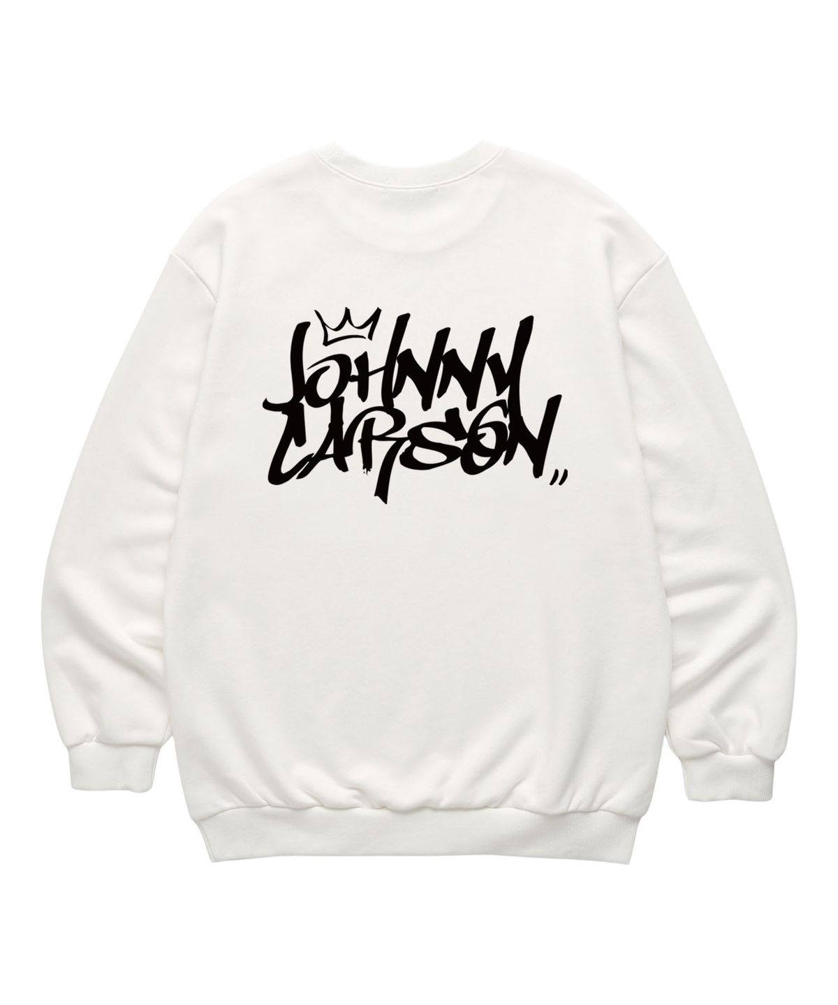 자니카슨(JOHNNY CARSON) Classic Graffiti Logo 맨투맨 (JCLTS016) 화이트