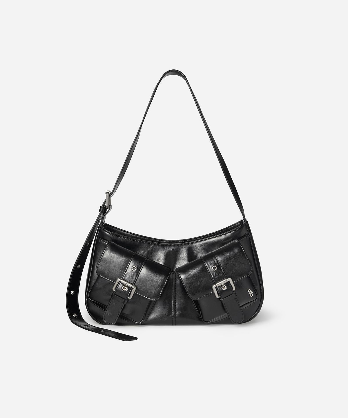 투포식스(TWOFOURSIX) 남녀공용 MULTI POCKET BAG - BLACK 멀티포켓백 숄더크로스백