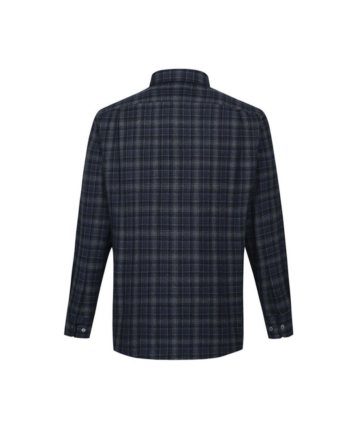 닥스셔츠(DAKS SHIRTS) 이지케어 울100 워셔블 미디움체크 셔츠 레귤러핏_DLW1SHCL173N1