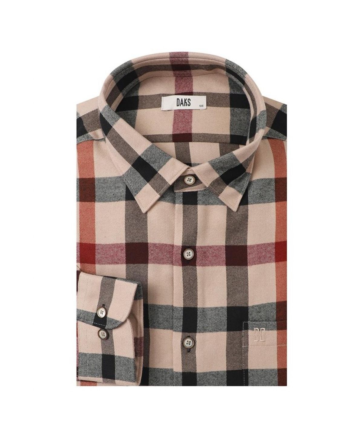 닥스셔츠(DAKS SHIRTS) 기모 노케어 하우스 체크 셔츠 레귤러핏_DLW1SHCL140I1