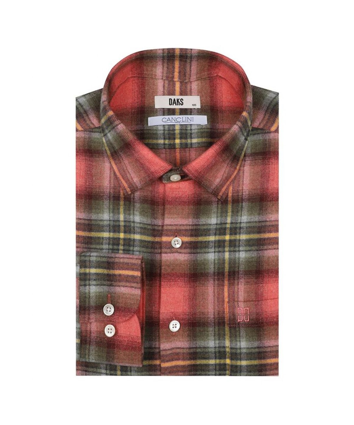 닥스셔츠(DAKS SHIRTS) 기모 면100 미디움 타탄체크 셔츠 레귤러핏_DLW1SHCL131P1