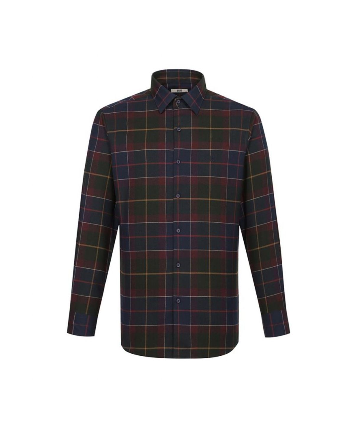 닥스셔츠(DAKS SHIRTS) 기모 폴리혼방 이지케어 미디움체크 셔츠 레귤러핏_DLW1SHCL105N1
