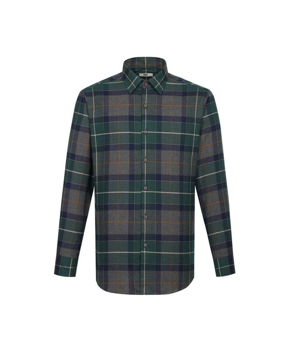 닥스셔츠(DAKS SHIRTS) 기모 폴리혼방 이지케어 미디움체크 셔츠 레귤러핏_DLW1SHCL105E1