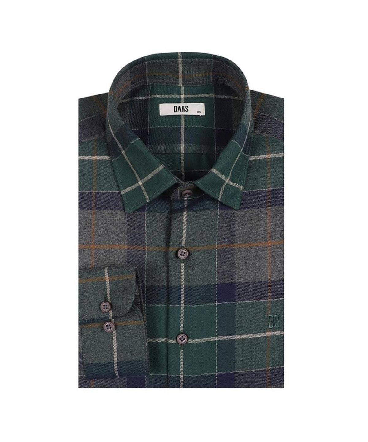닥스셔츠(DAKS SHIRTS) 기모 폴리혼방 이지케어 미디움체크 셔츠 레귤러핏_DLW1SHCL105E1
