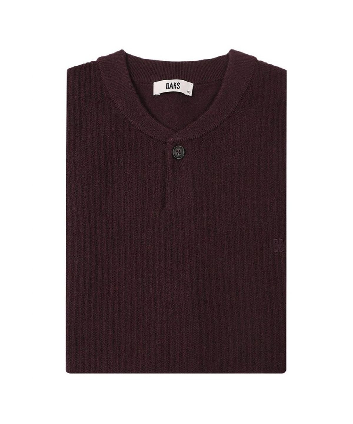 닥스셔츠(DAKS SHIRTS) 울100 헨리넥 베스트_DLW1SWVE101R1