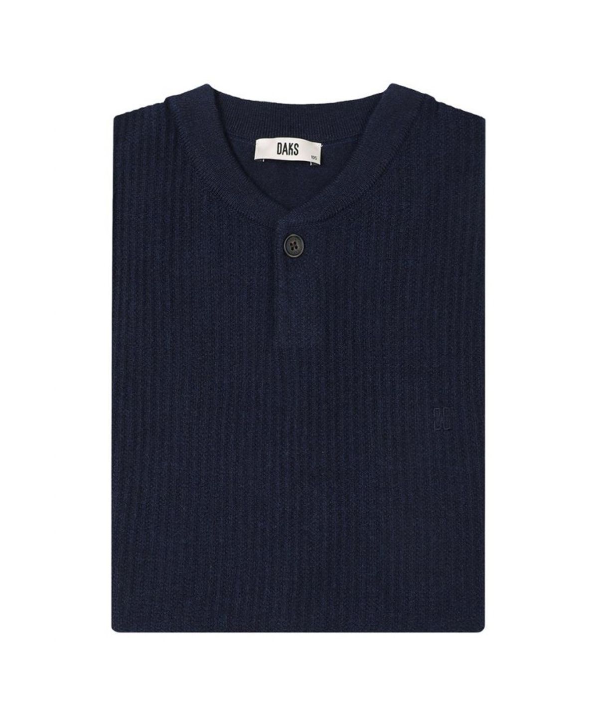 닥스셔츠(DAKS SHIRTS) 울100 헨리넥 베스트_DLW1SWVE101N1