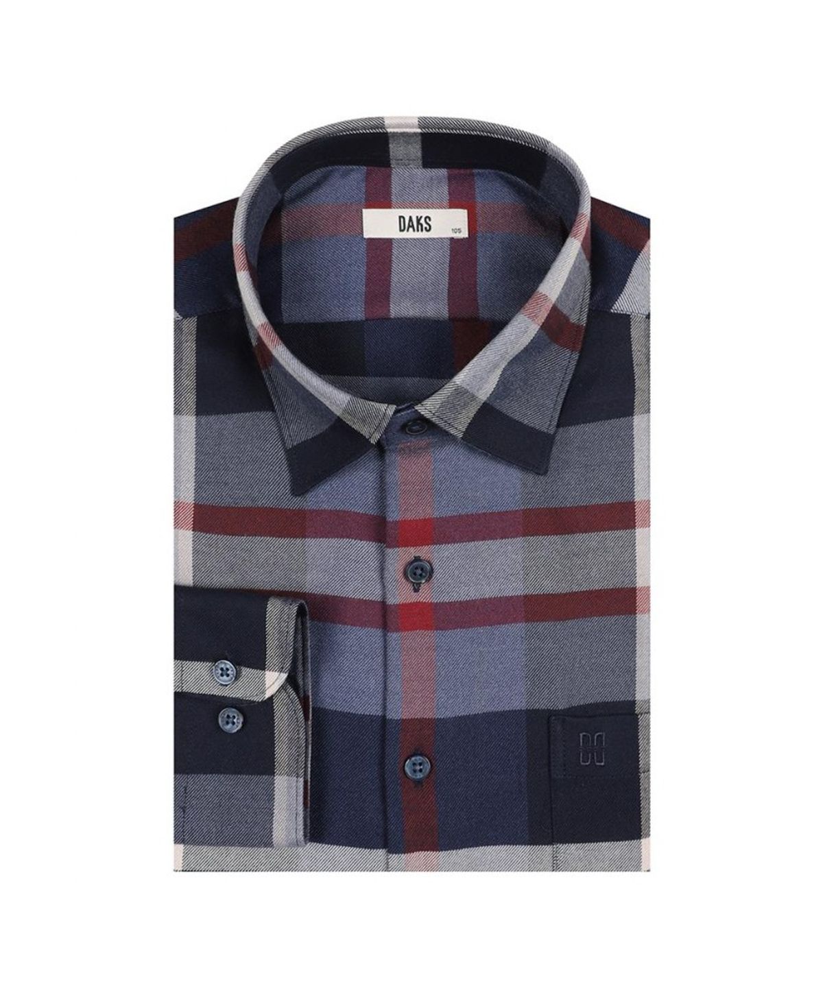 닥스셔츠(DAKS SHIRTS) 기모 이지케어 라지체크 캐주얼 셔츠 레귤러핏_DLW3SHCL132N1