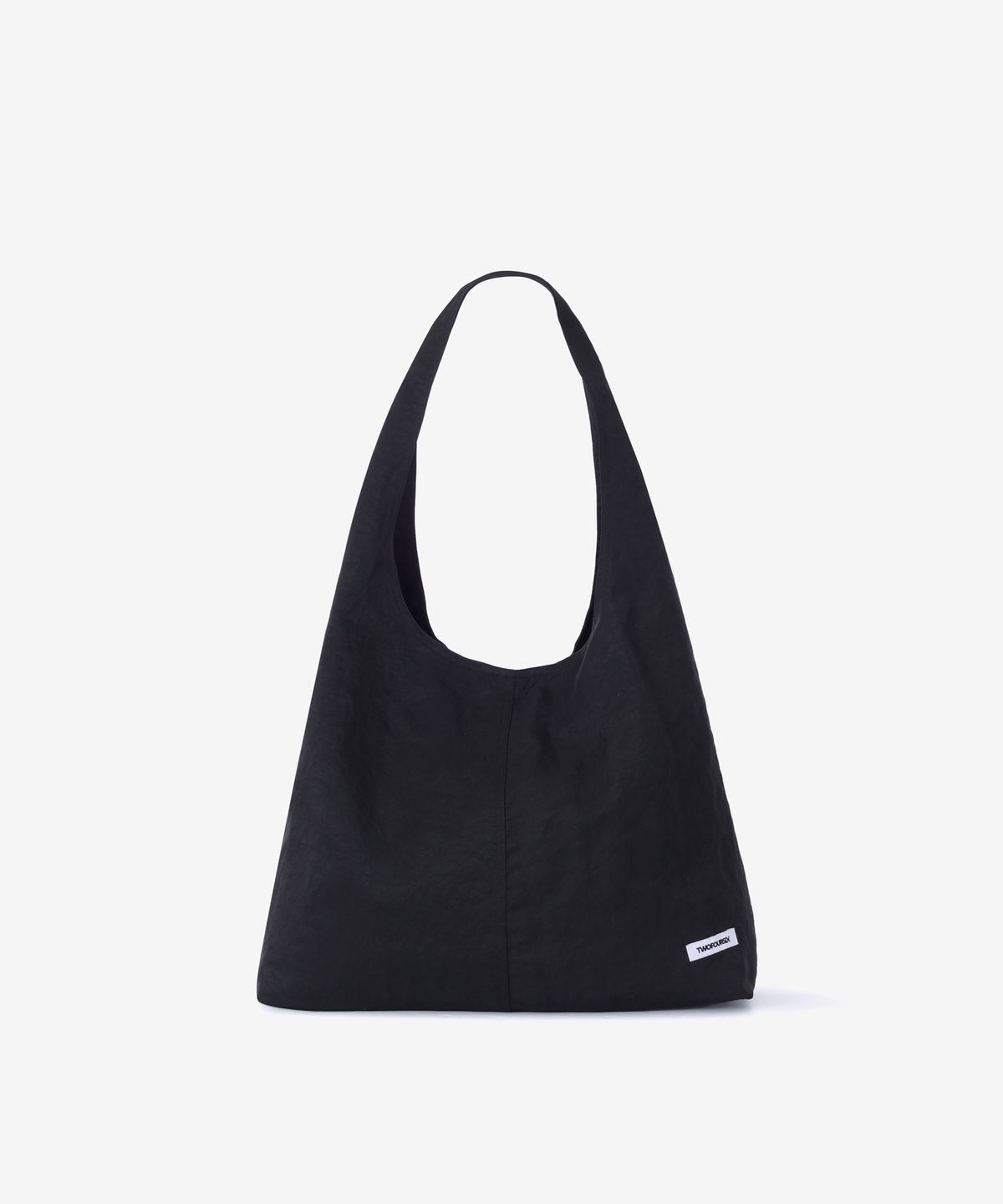 투포식스(TWOFOURSIX) 남녀공용 NYLON HOBO BAG - BLACK 나일론 호보백 숄더백