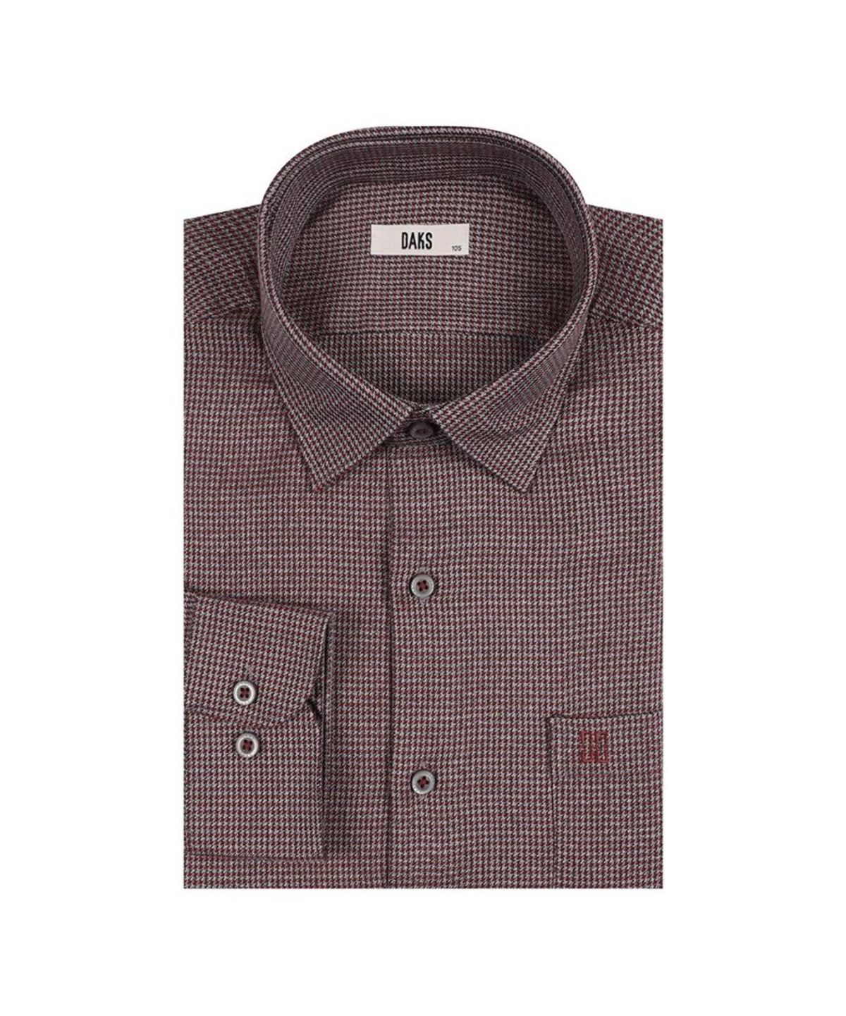 닥스셔츠(DAKS SHIRTS) 기모 폴리혼방 이지케어 마이크로체크 셔츠 레귤러핏_DLW3SHCL104R1