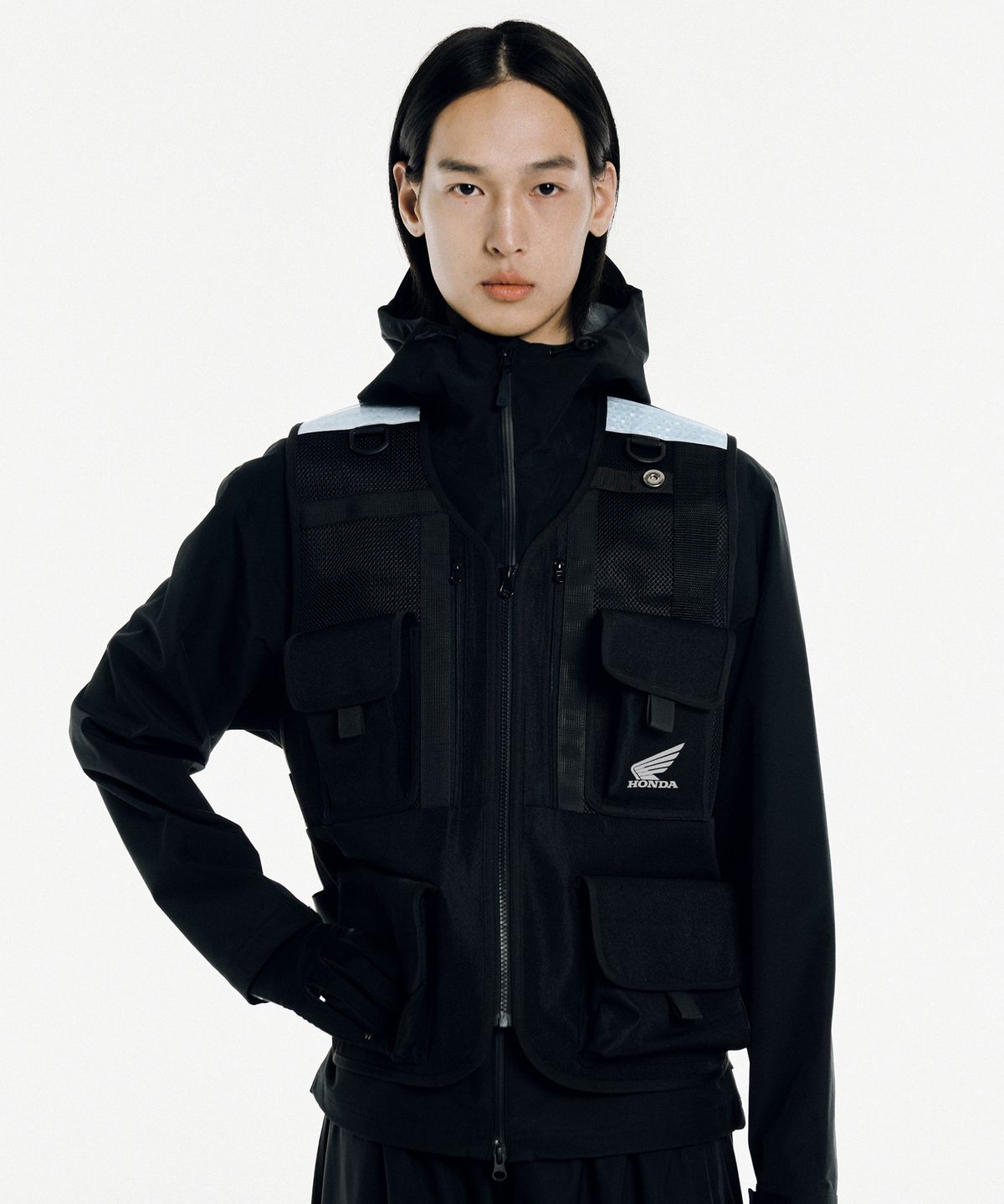 핍스 모터사이클(PHYPS MOTORCYCLE) City Rider Utility Vest Black