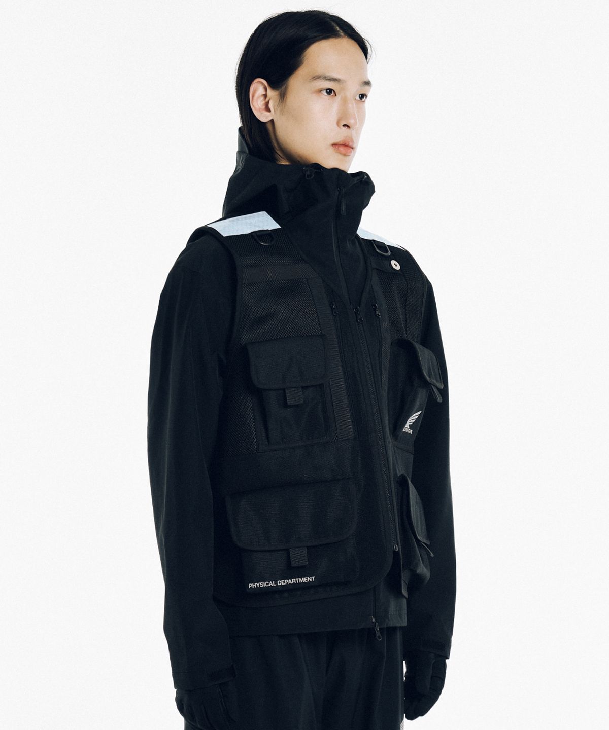 핍스 모터사이클(PHYPS MOTORCYCLE) City Rider Utility Vest Black