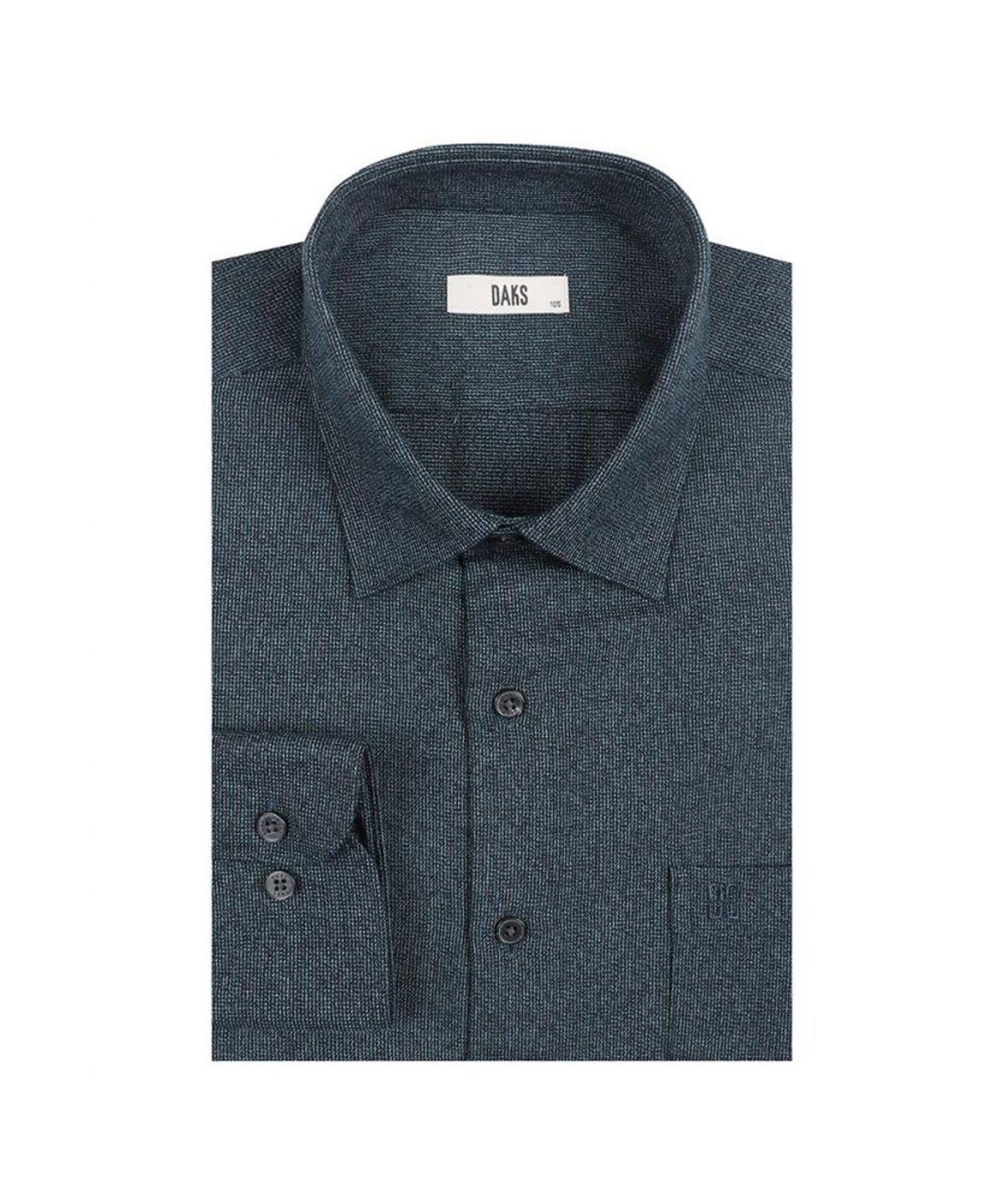 닥스셔츠(DAKS SHIRTS) 기모 폴리혼방 이지케어 솔리드 패턴 셔츠 레귤러핏_DLW3SHCL102N1