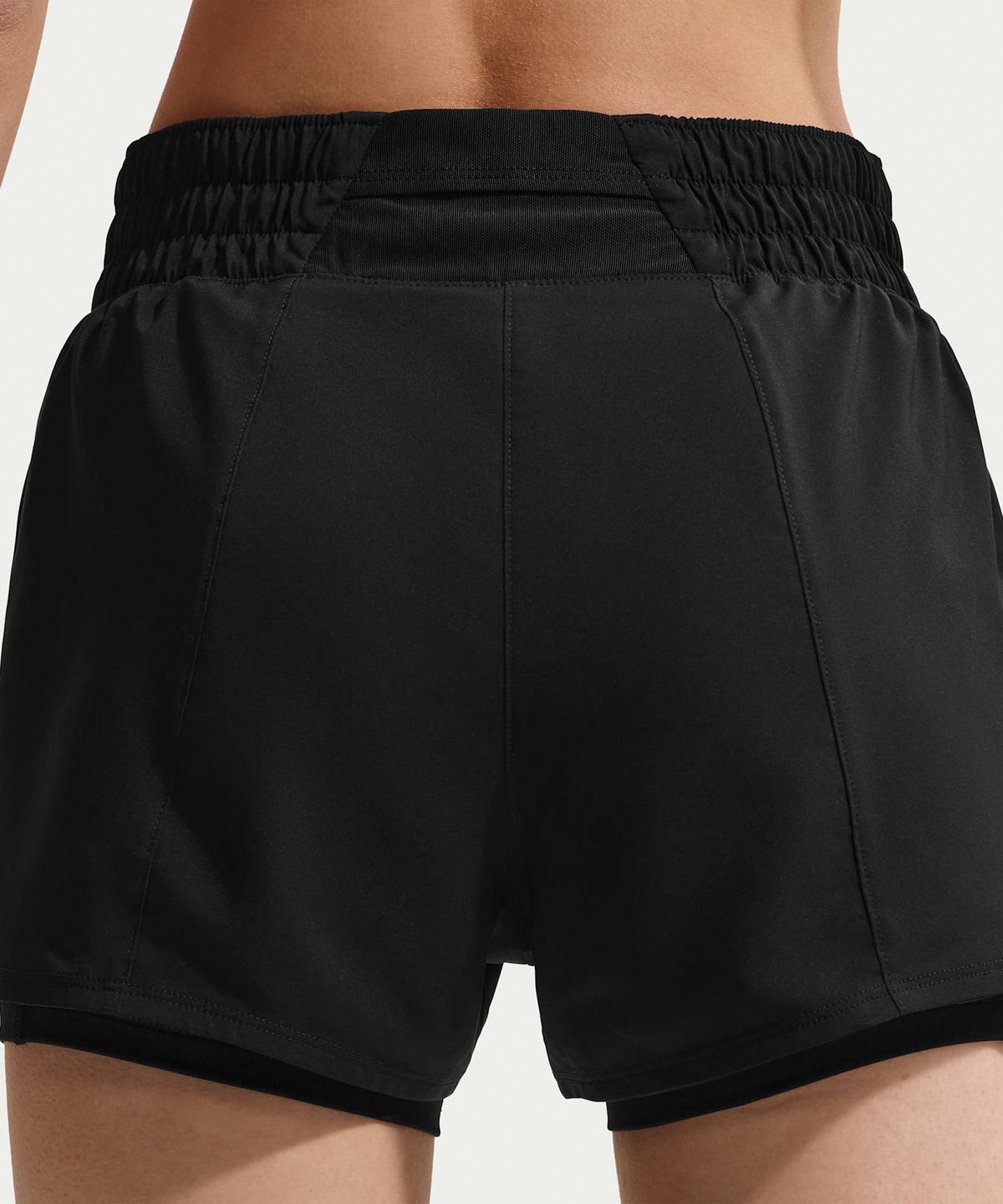 나이키(NIKE) 드라이 핏 원 미드라이즈 3인치 투인원 쇼츠 W - 블랙:화이트 / DX6013-013