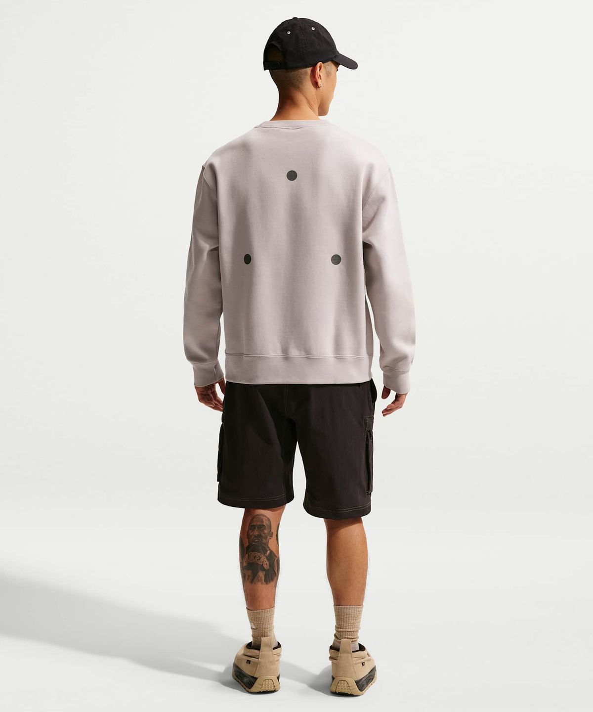 나이키(NIKE) ACG 터프 플리스 써마 핏 풀오버 크루넥 스웻셔츠 M - 칼리지 그레이 / IF1491-009