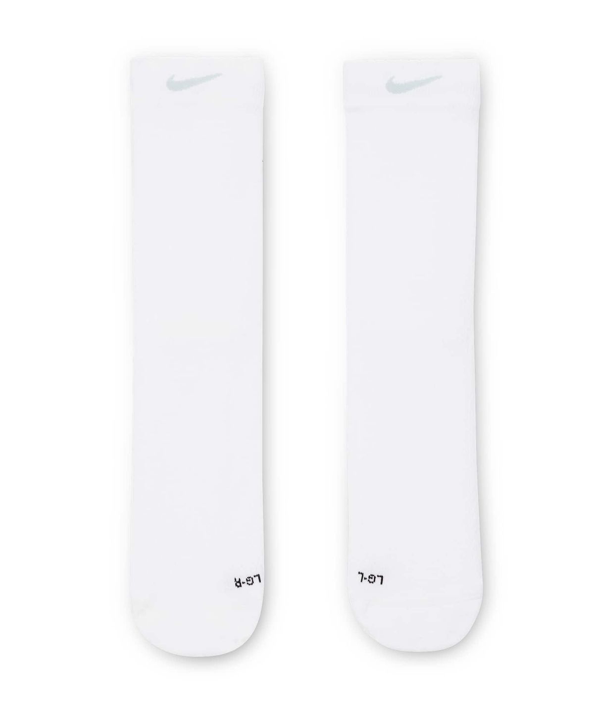 나이키(NIKE) 러닝 라이트웨이트 크루 삭스(1켤레) - 화이트:블랙:퓨어 플래티넘 / HV6919-100