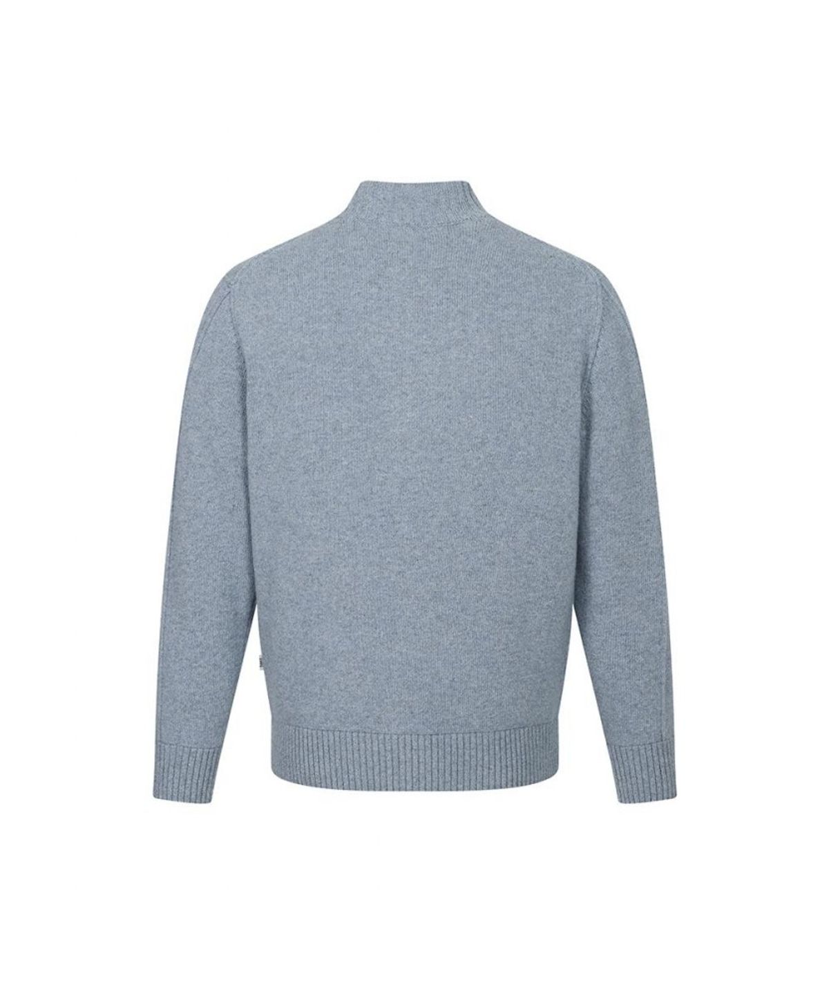 닥스셔츠(DAKS SHIRTS) 울100 솔리드 방풍 풀집업_DLW1SWZU112B1
