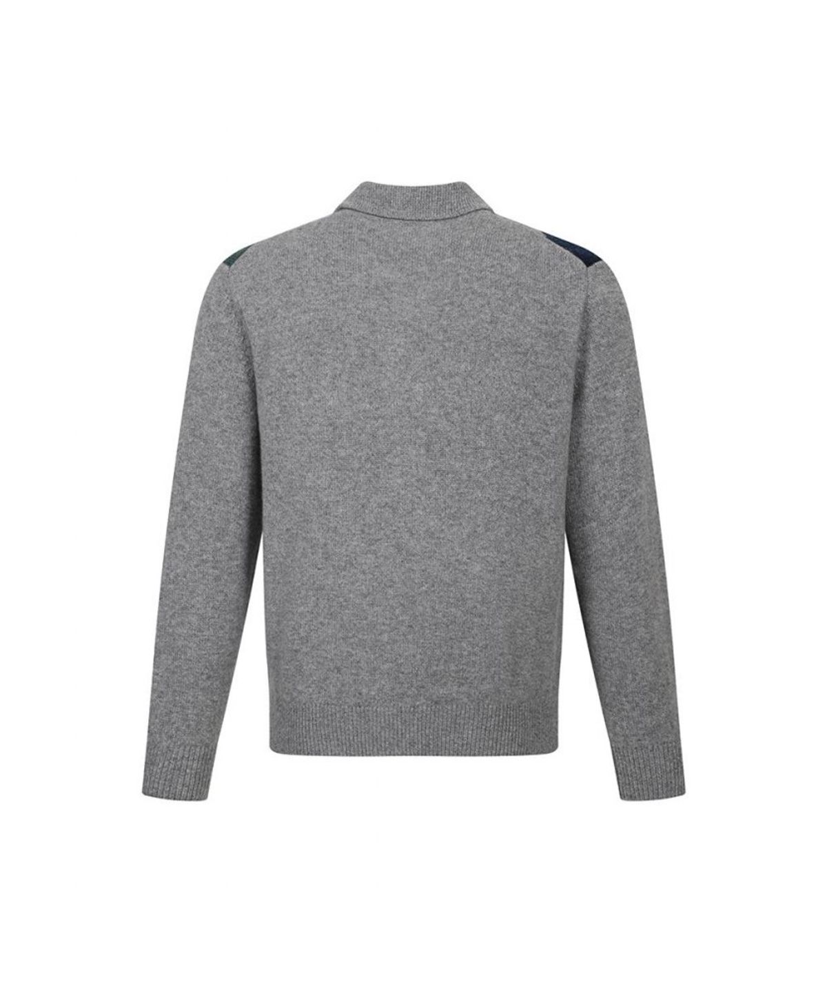 닥스셔츠(DAKS SHIRTS) 울100 아가일 카라 가디건_DLW1SWCD104G1
