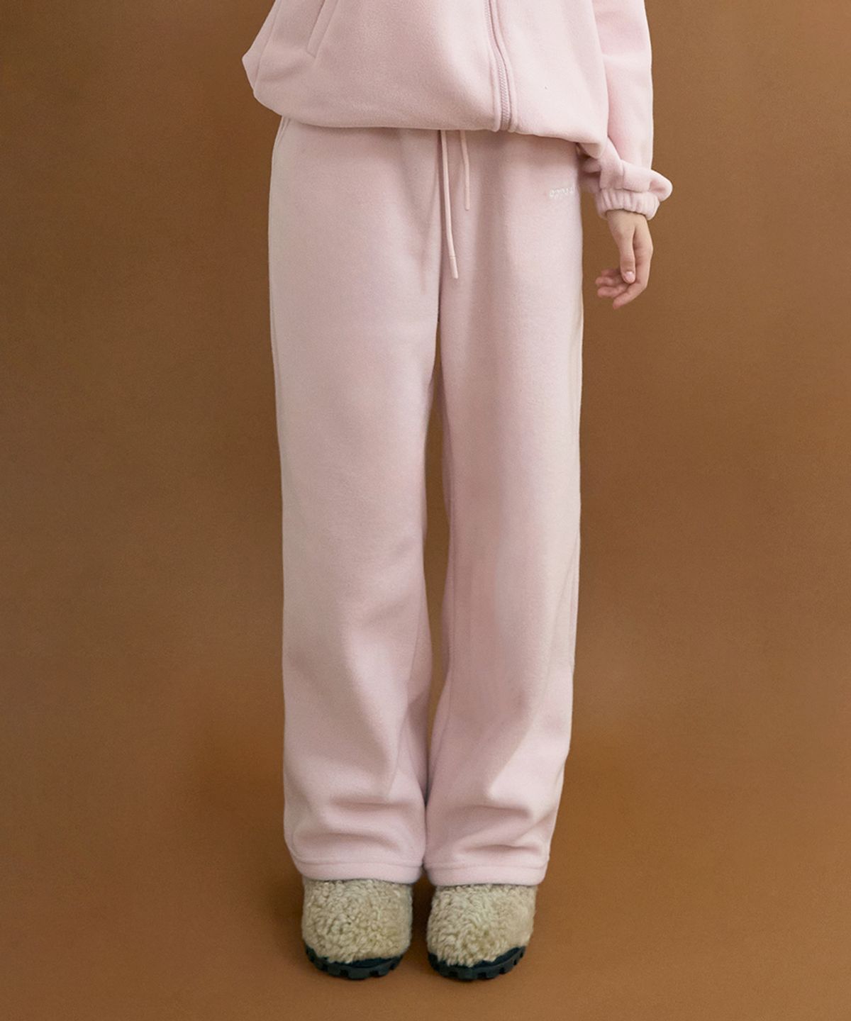 어패럴아카이브(APPAREL ARCHIVE) Buddy fleece pants - Baby pink