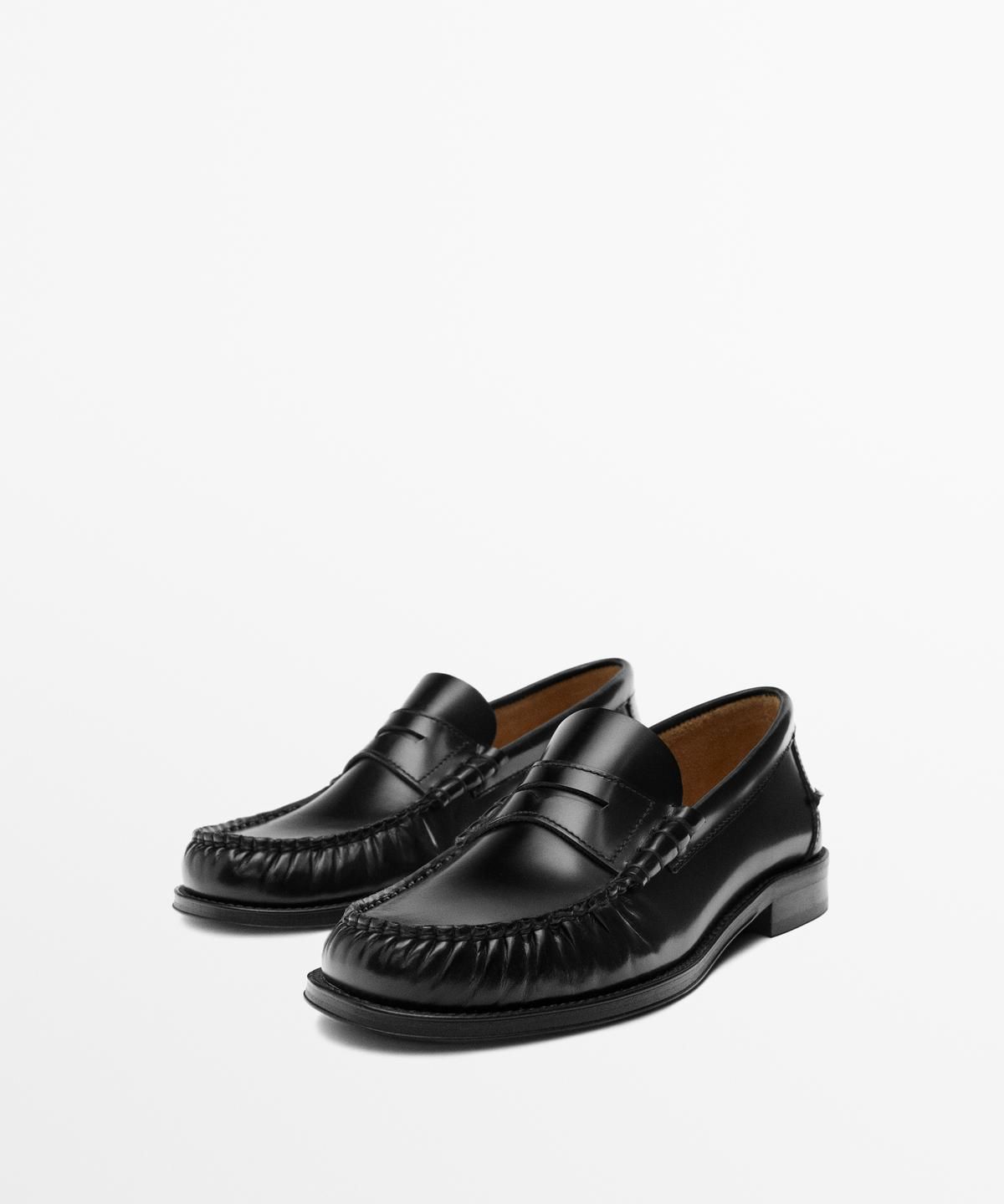 마시모두띠(MASSIMO DUTTI) 소프트 레더 로퍼