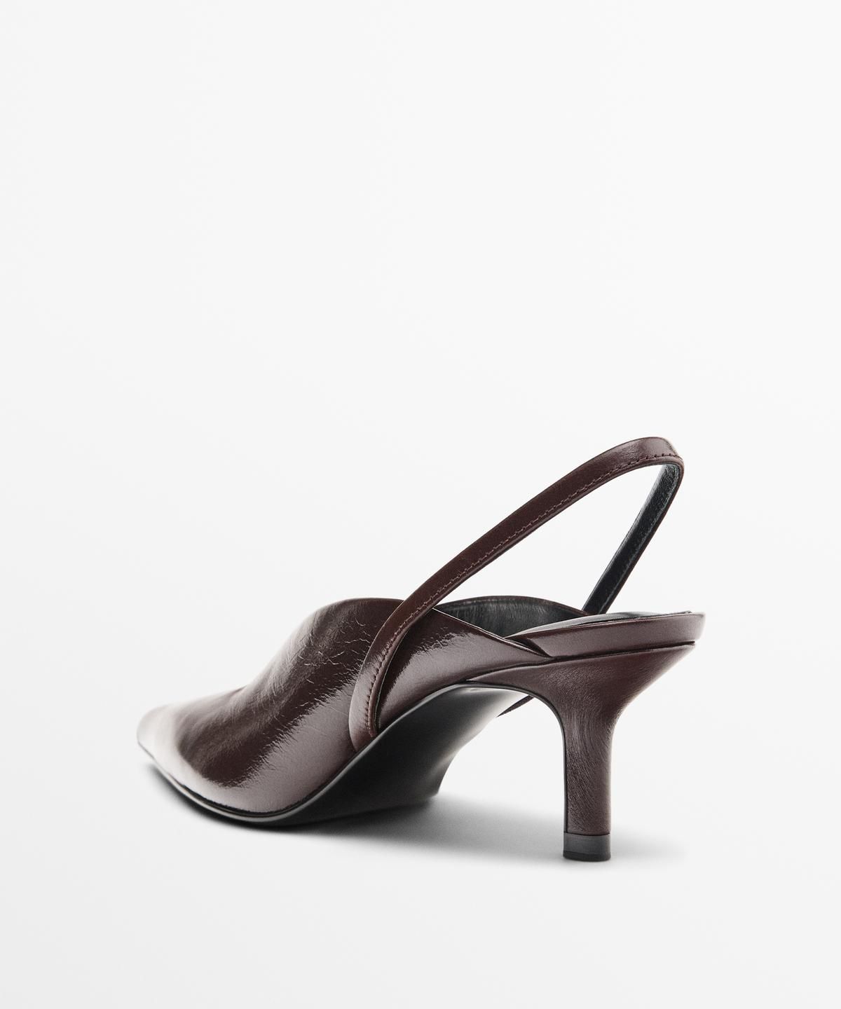 마시모두띠(MASSIMO DUTTI) 슬링백 힐 슈즈
