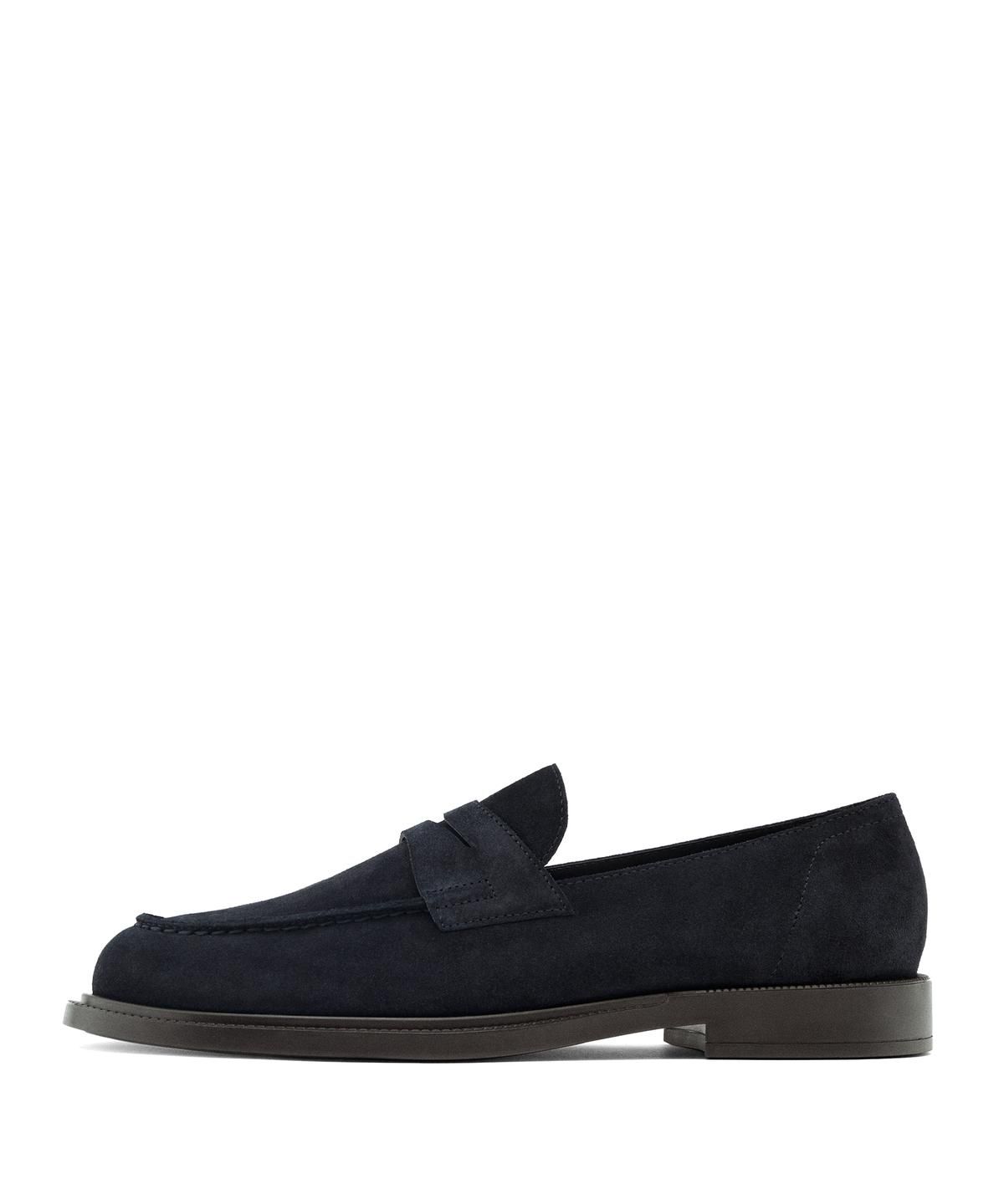 마시모두띠(MASSIMO DUTTI) 스플릿 레더 페니 로퍼
