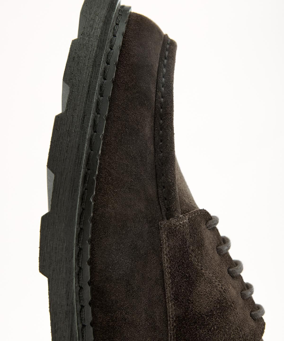 마시모두띠(MASSIMO DUTTI) 스티치 디테일 스플릿 스웨이드 슈즈