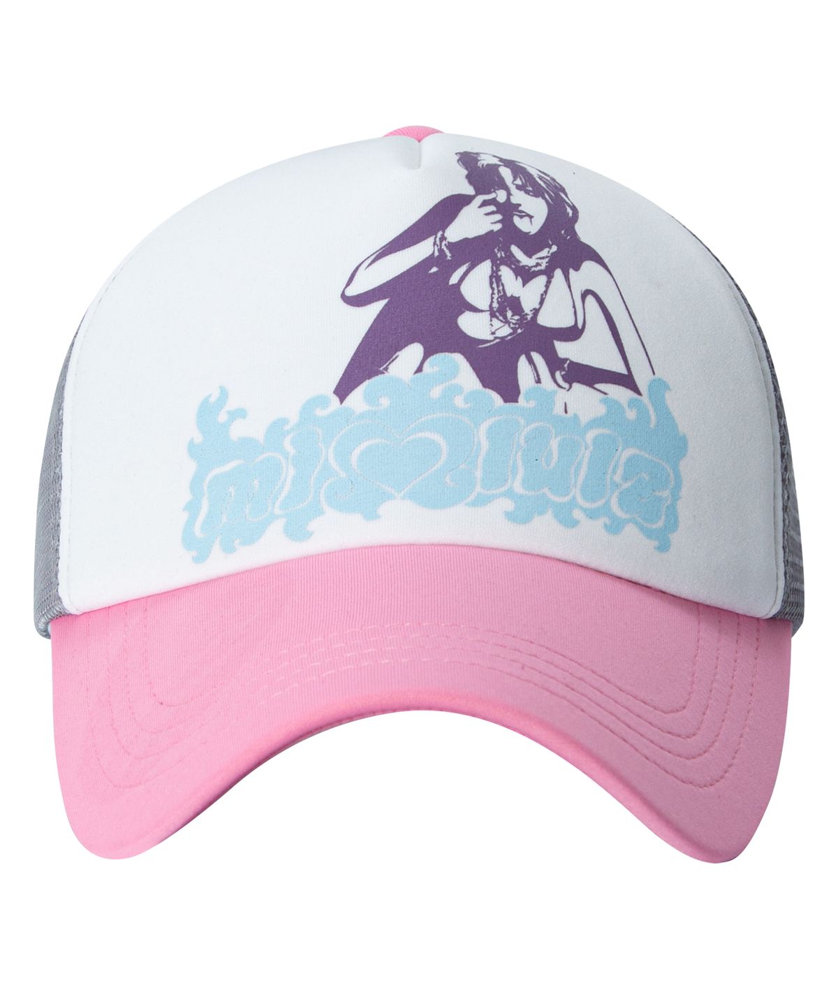 미스룰즈(MISSLULZ) tease-ya mesh cap pink