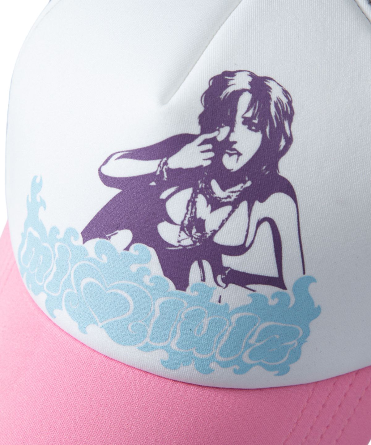 미스룰즈(MISSLULZ) tease-ya mesh cap pink