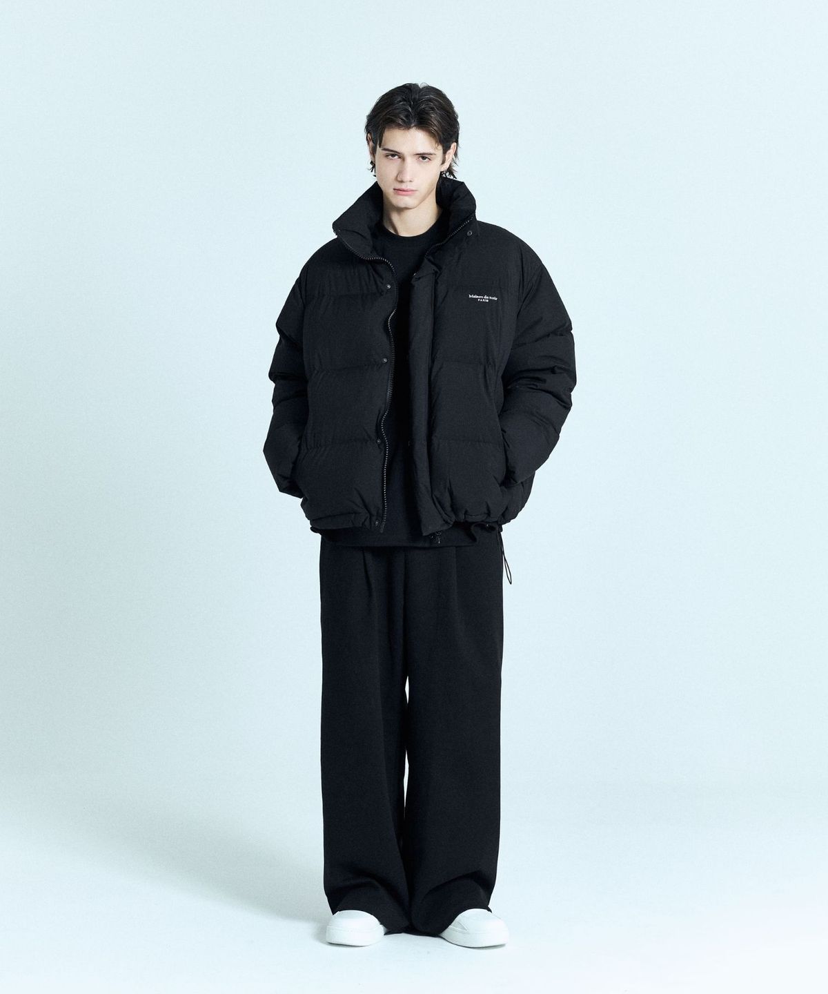 메종 드 누아(MAISON DE NOIR) EMBLÈME QUILTED DUCK DOWN JUMPER
