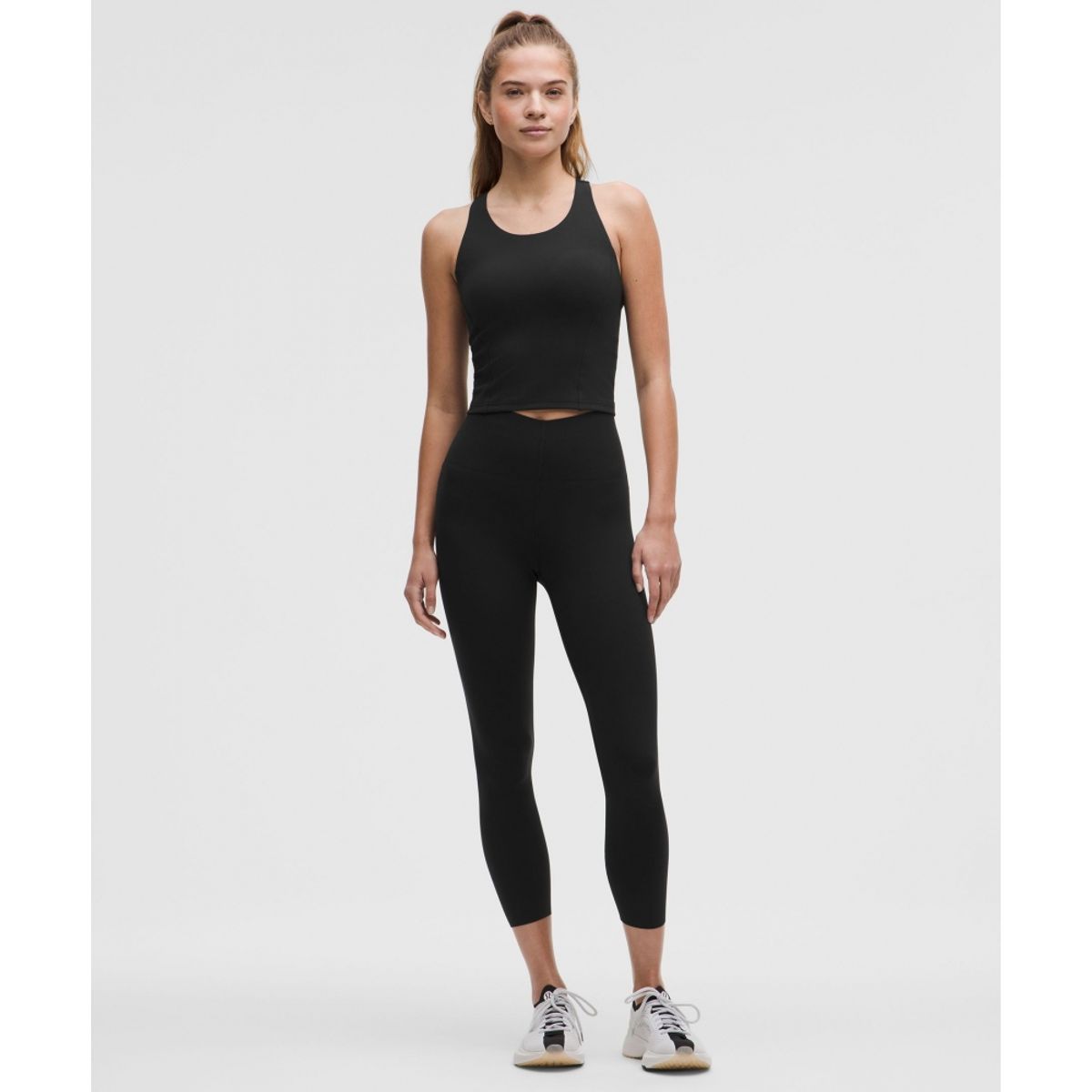 룰루레몬(LULULEMON) 원더 트레인 레이서백 탱크탑 *미디엄 서포트, B C컵  BLK