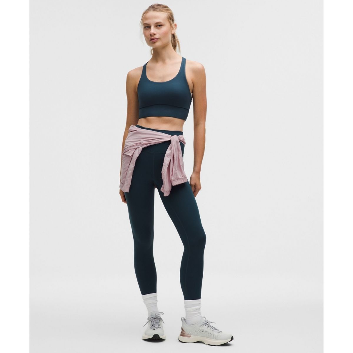 룰루레몬(LULULEMON) 에너지 롱라인 브라 미디엄 서포트, B–D컵 *에볼브