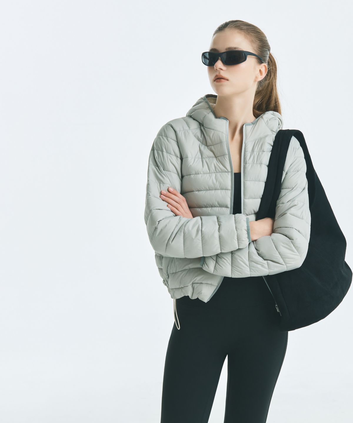 미쏘(MIXXO) 후드 경량패딩_MIWJPGV0PG