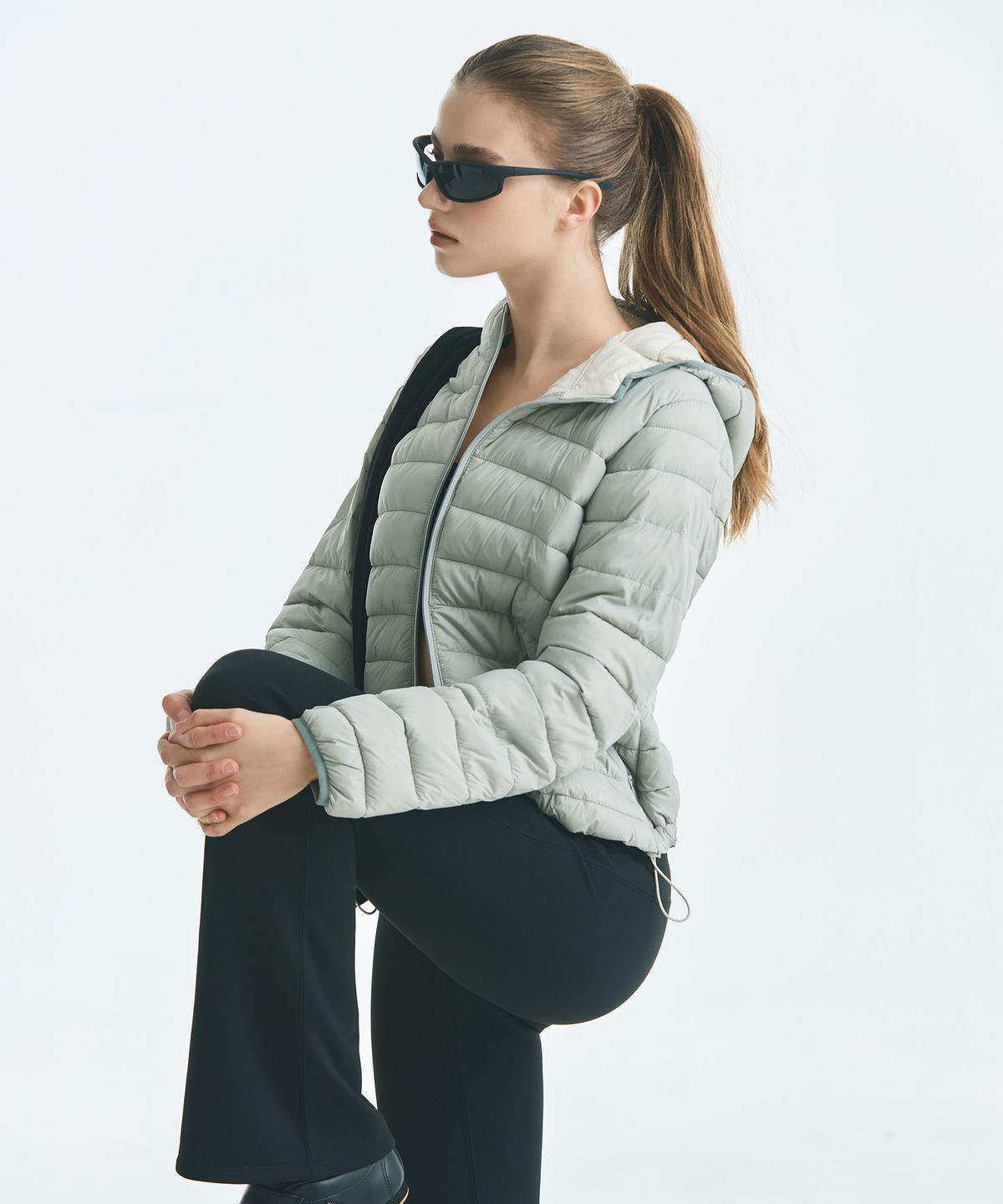미쏘(MIXXO) 후드 경량패딩_MIWJPGV0PG