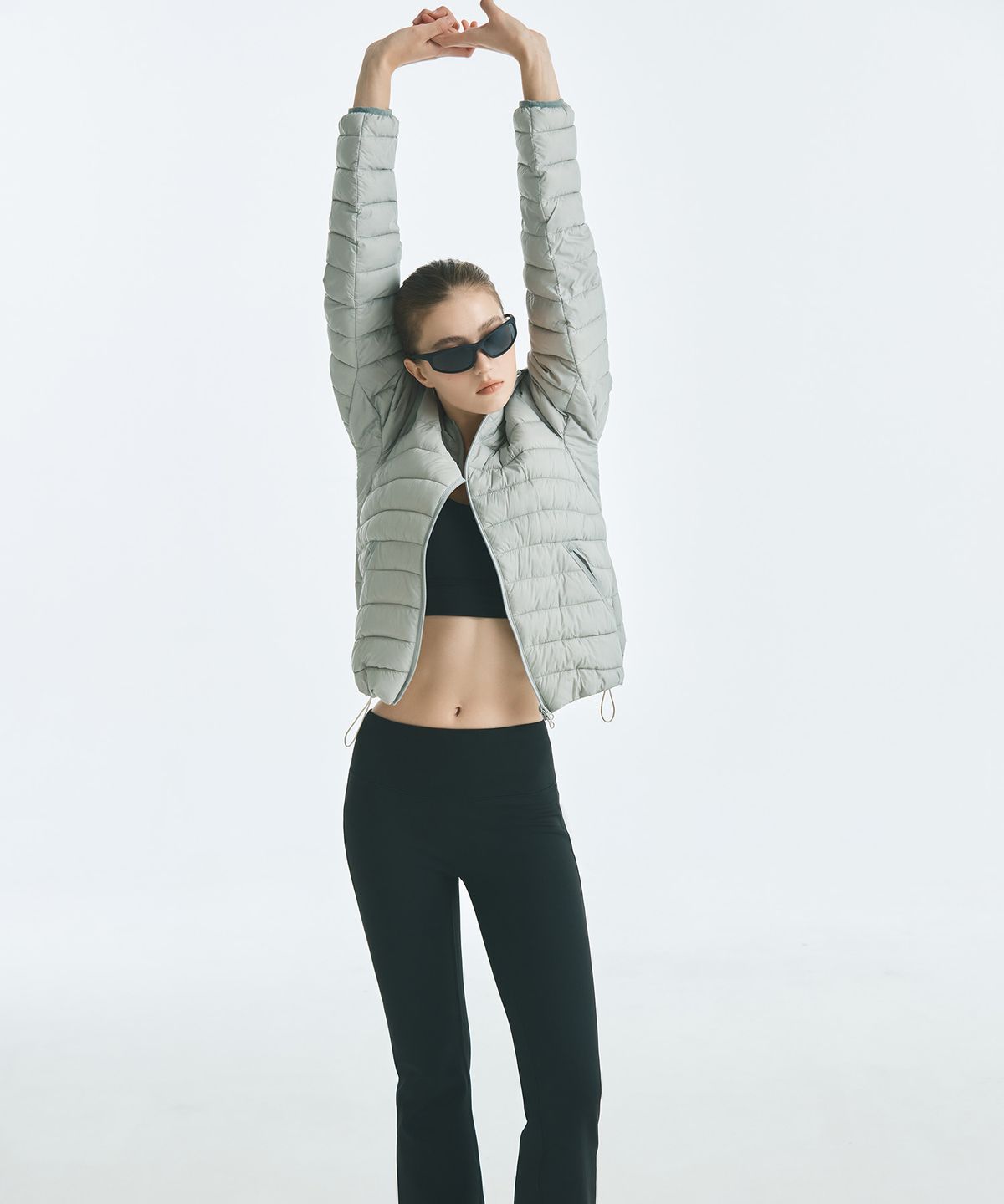 미쏘(MIXXO) 후드 경량패딩_MIWJPGV0PG