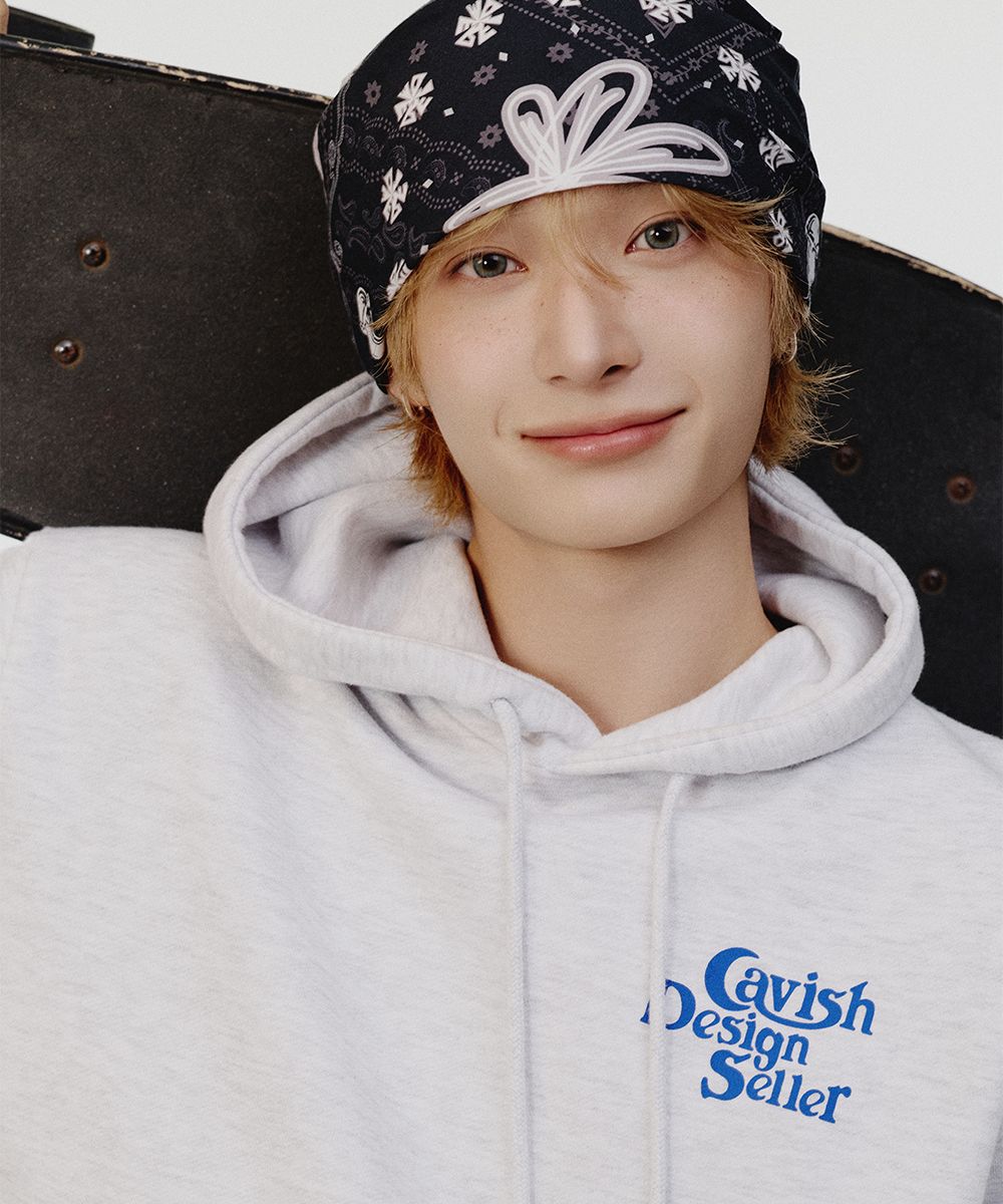 카비시(CAVISH) CAVISH × KickFlip Donghwa MY FIRST PIC HOODIE LIGHT