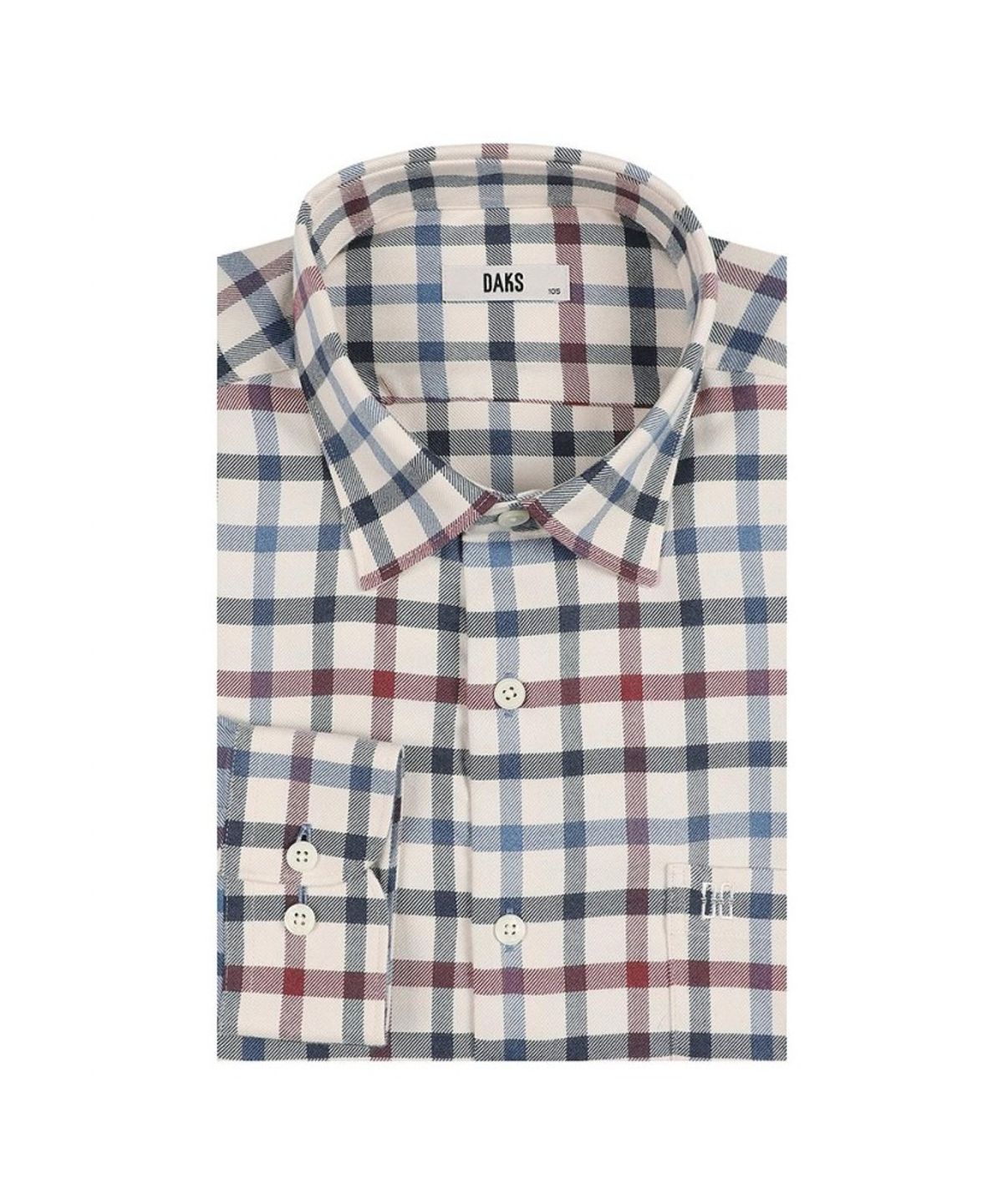 닥스셔츠(DAKS SHIRTS) 기모 이지케어 미디움체크 캐주얼 셔츠 레귤러핏_DLW3SHCL120I1