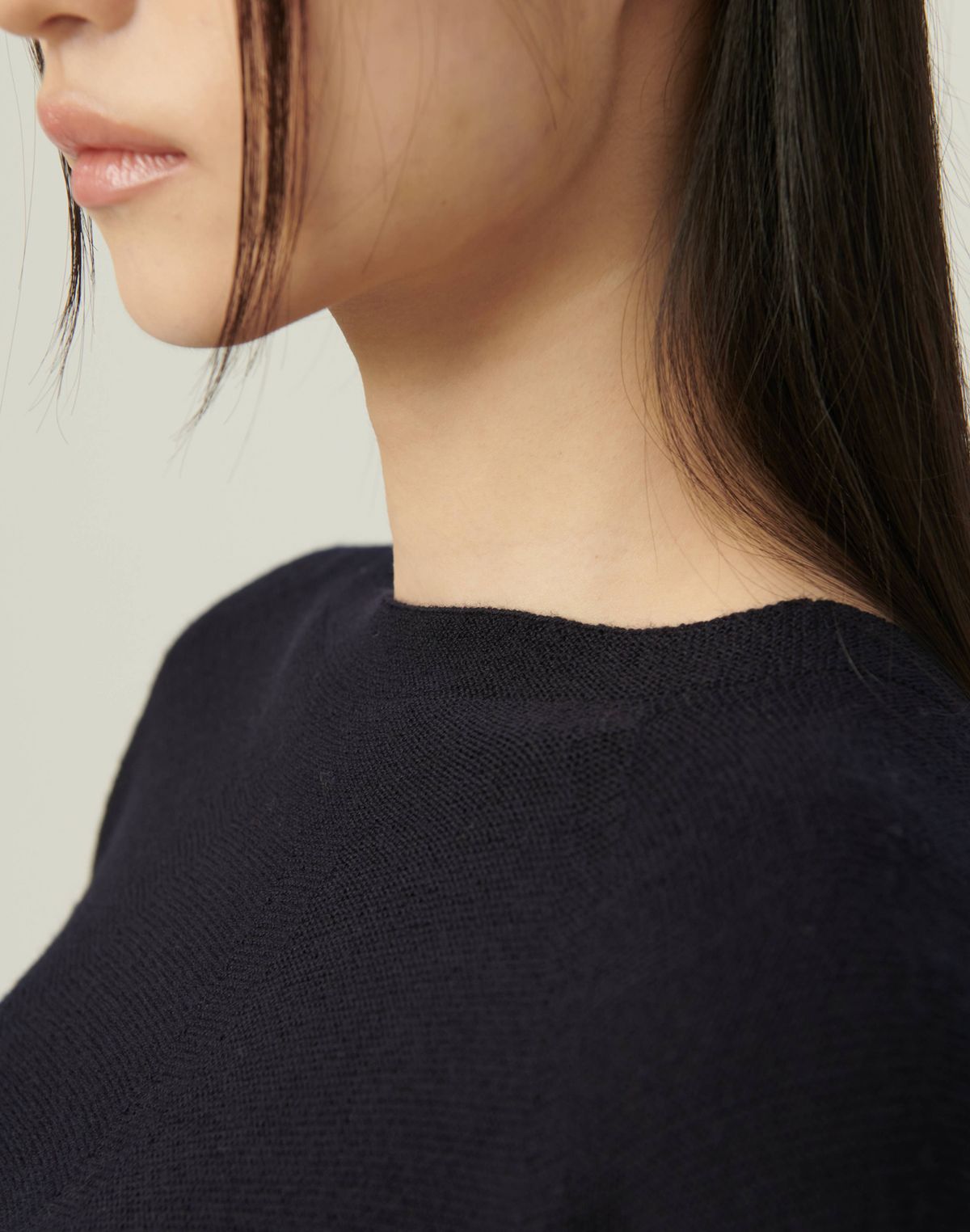 베이스스레드(BASETHREAD) Parachute Line Knit Pullover_NAVY