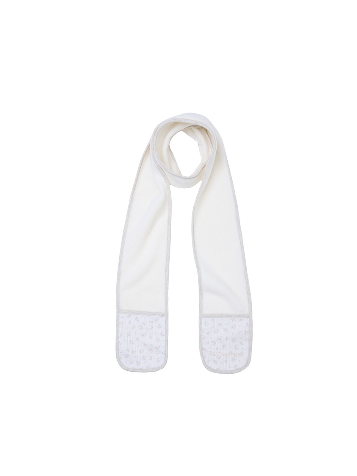 바니쉬먼트(VANISHMENT) Pocket handwarmer muffler_ivory