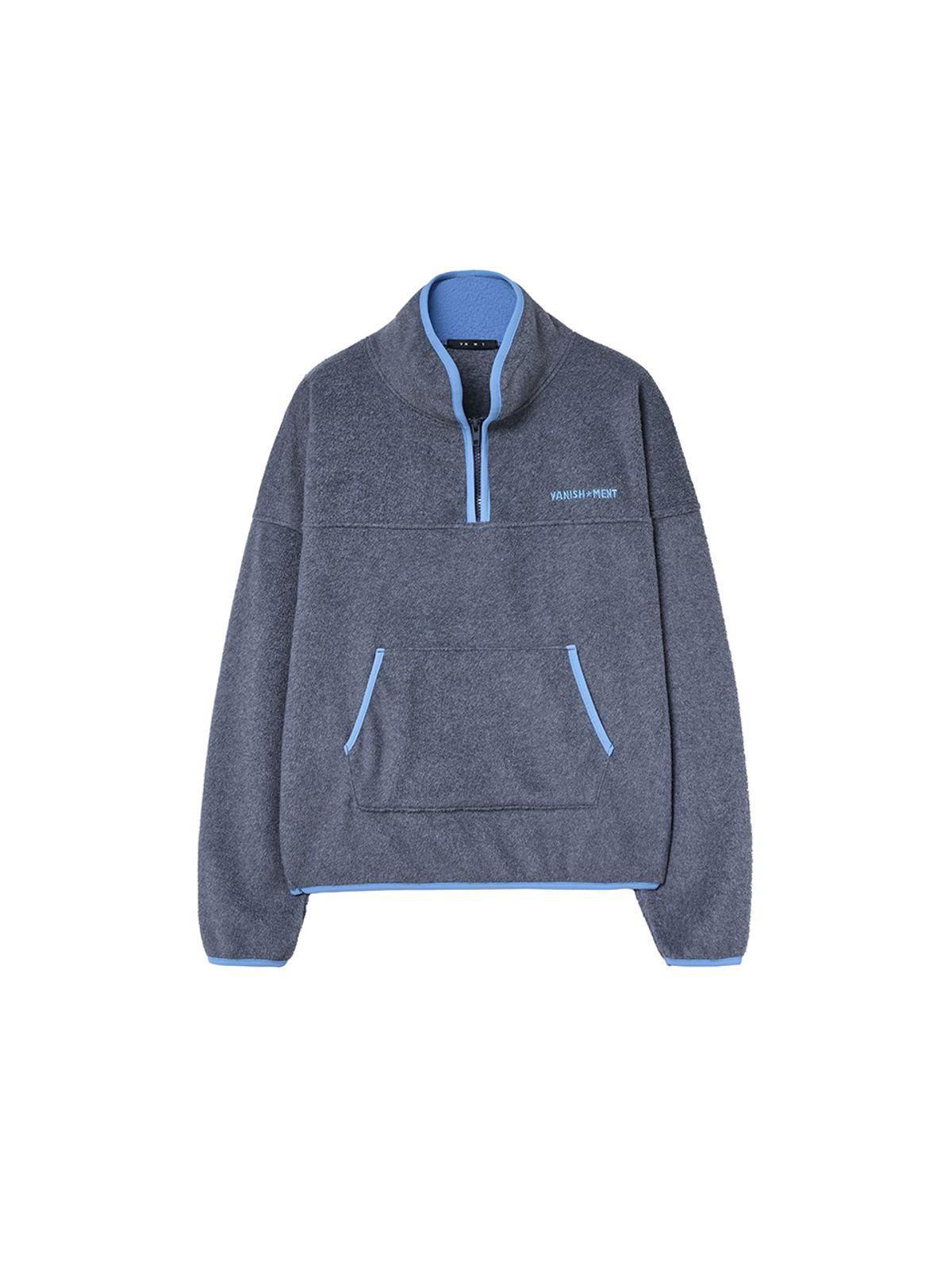 바니쉬먼트(VANISHMENT) [SET] Fleece set up_melange gray