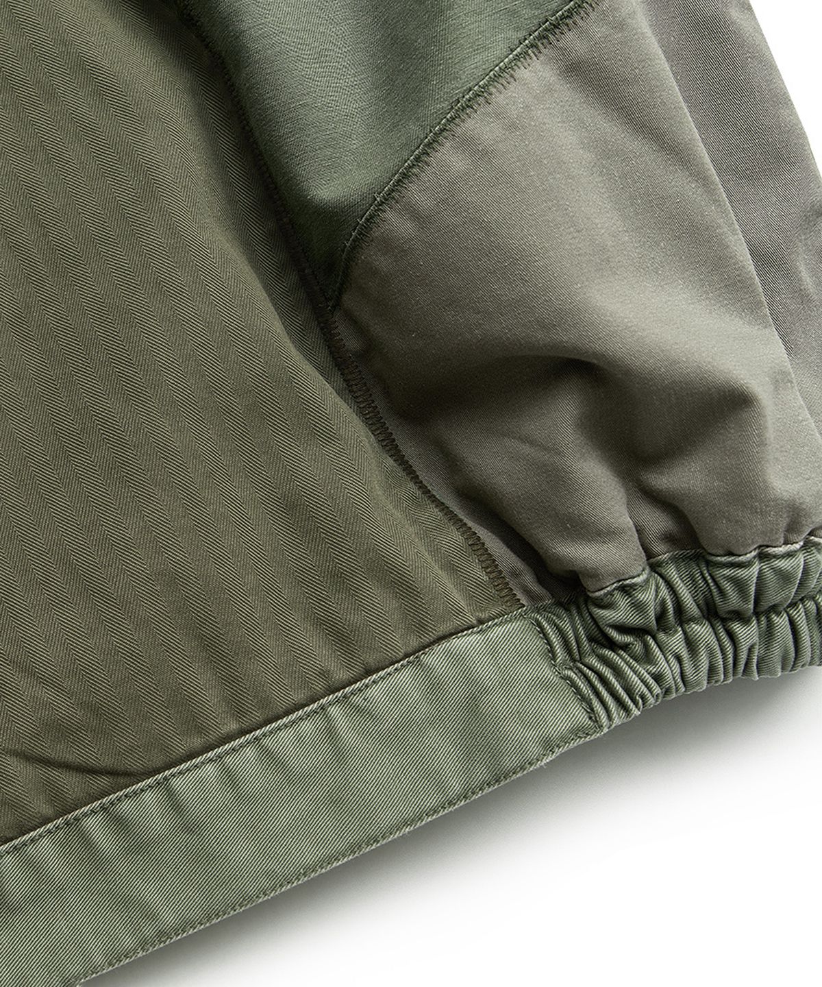 미드업데이트(MIDUPDATE) Patchwork Military Jacket_Green