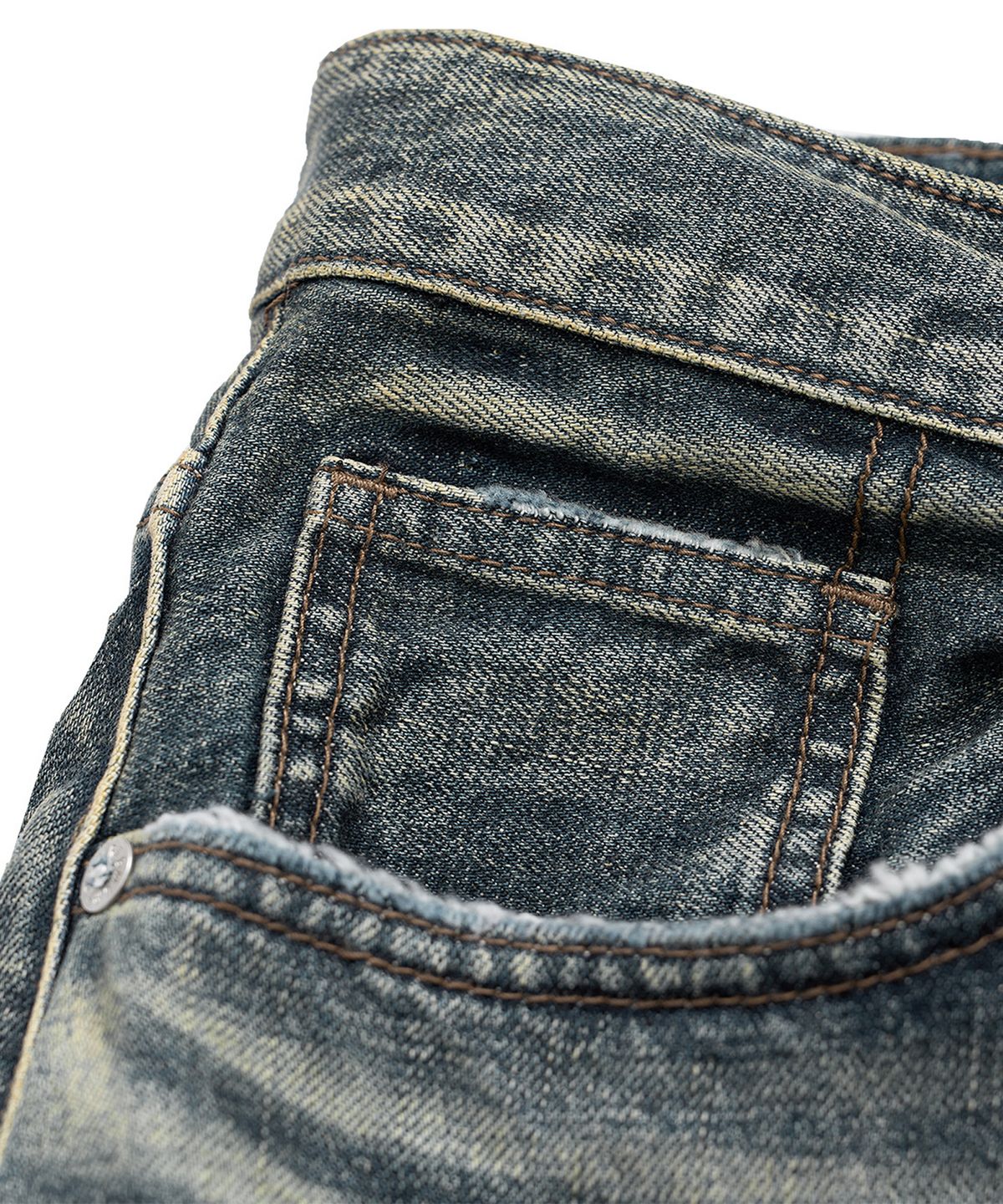 미드업데이트(MIDUPDATE) Vintage Destroyed Denim Pants